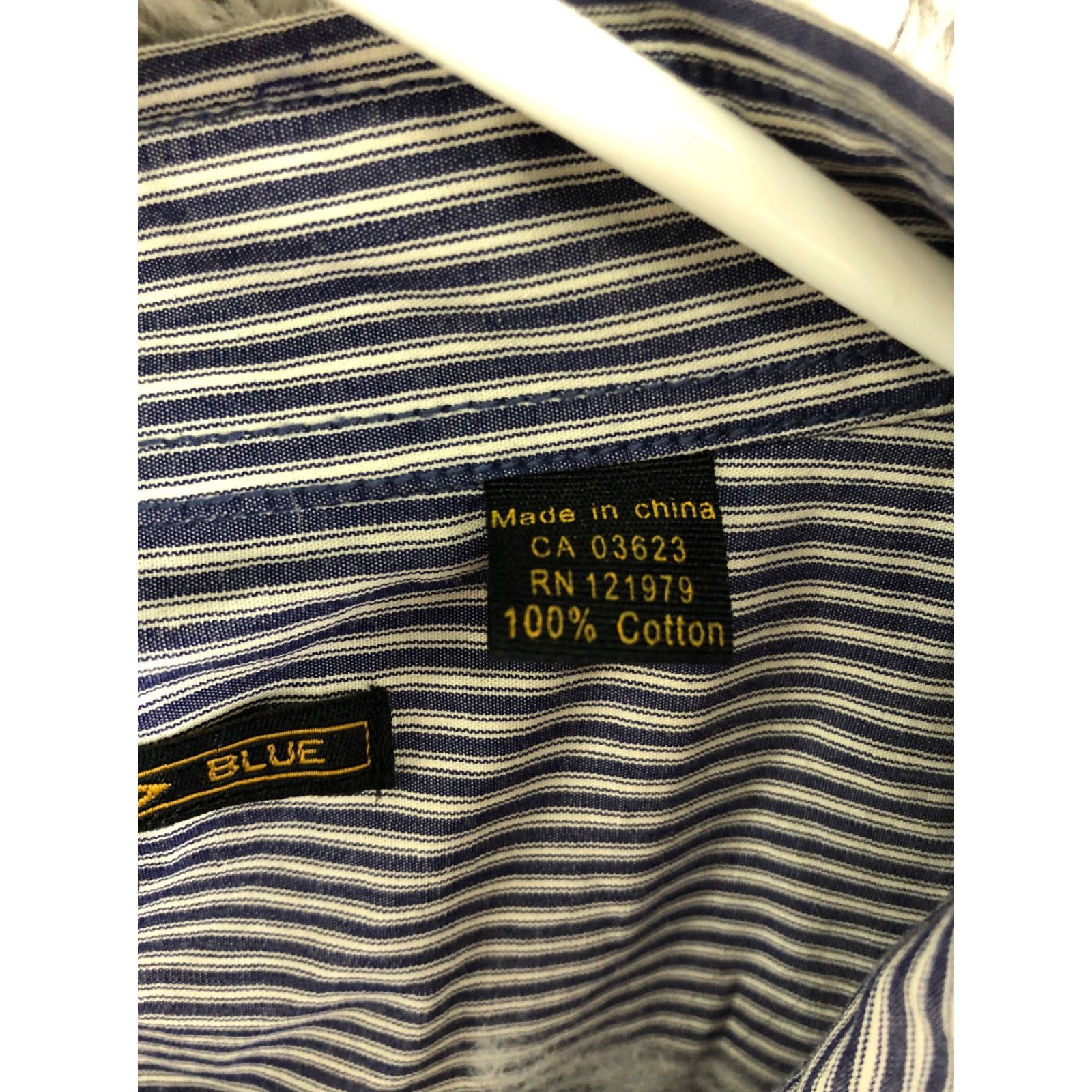 Vintage PRIVATE BLUE 1976 Shirt XXL Blue Striped Long Sleeve Spread Collar Shirt Mens Regular Size Blue Striped Casual 1976 Size US XXL / EU 58 / 5 - 7 Thumbnail