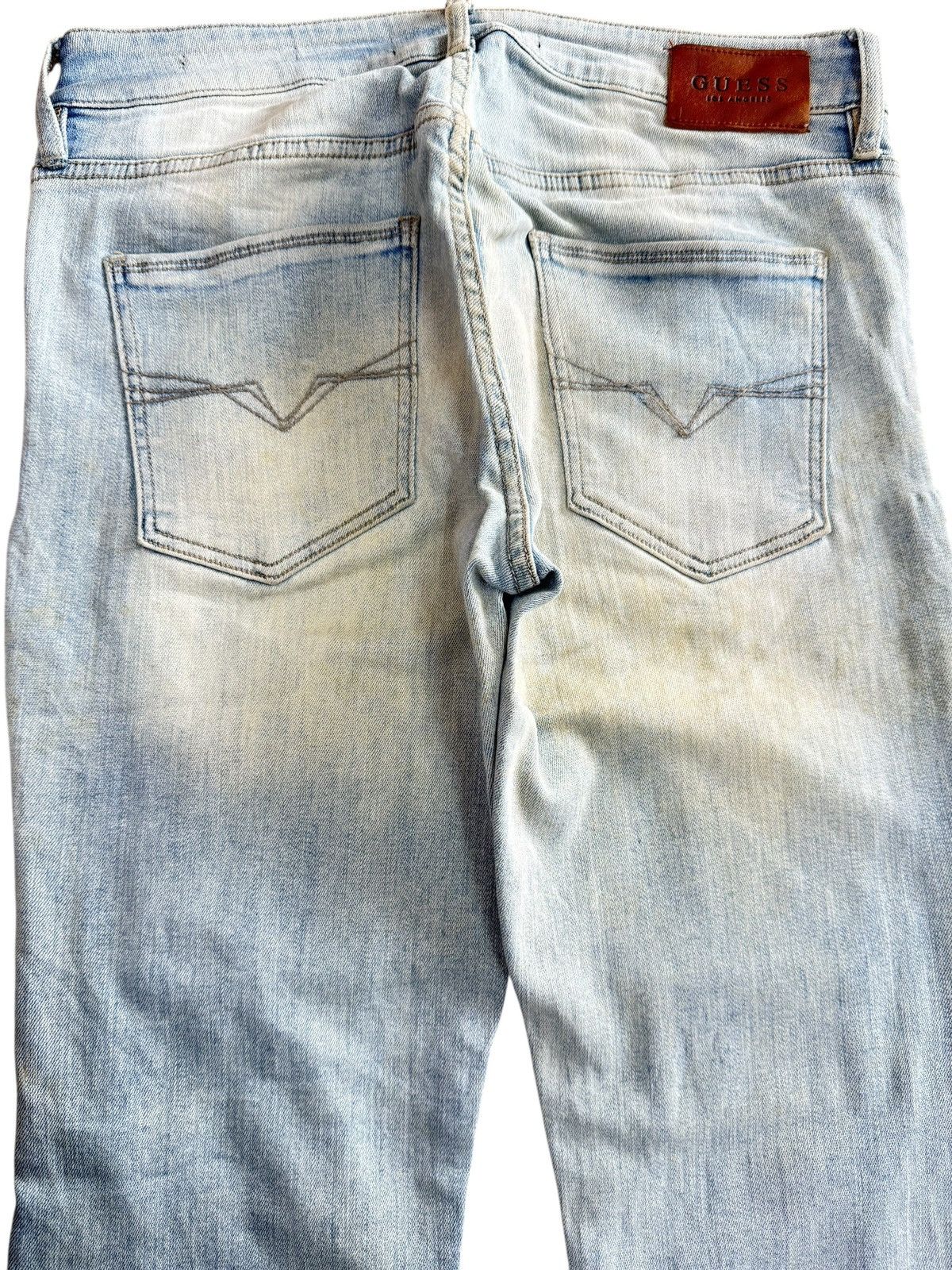 Guess Vintage Guess Patchwork Destressed Jeans Size US 34 / EU 50 - 5 Thumbnail