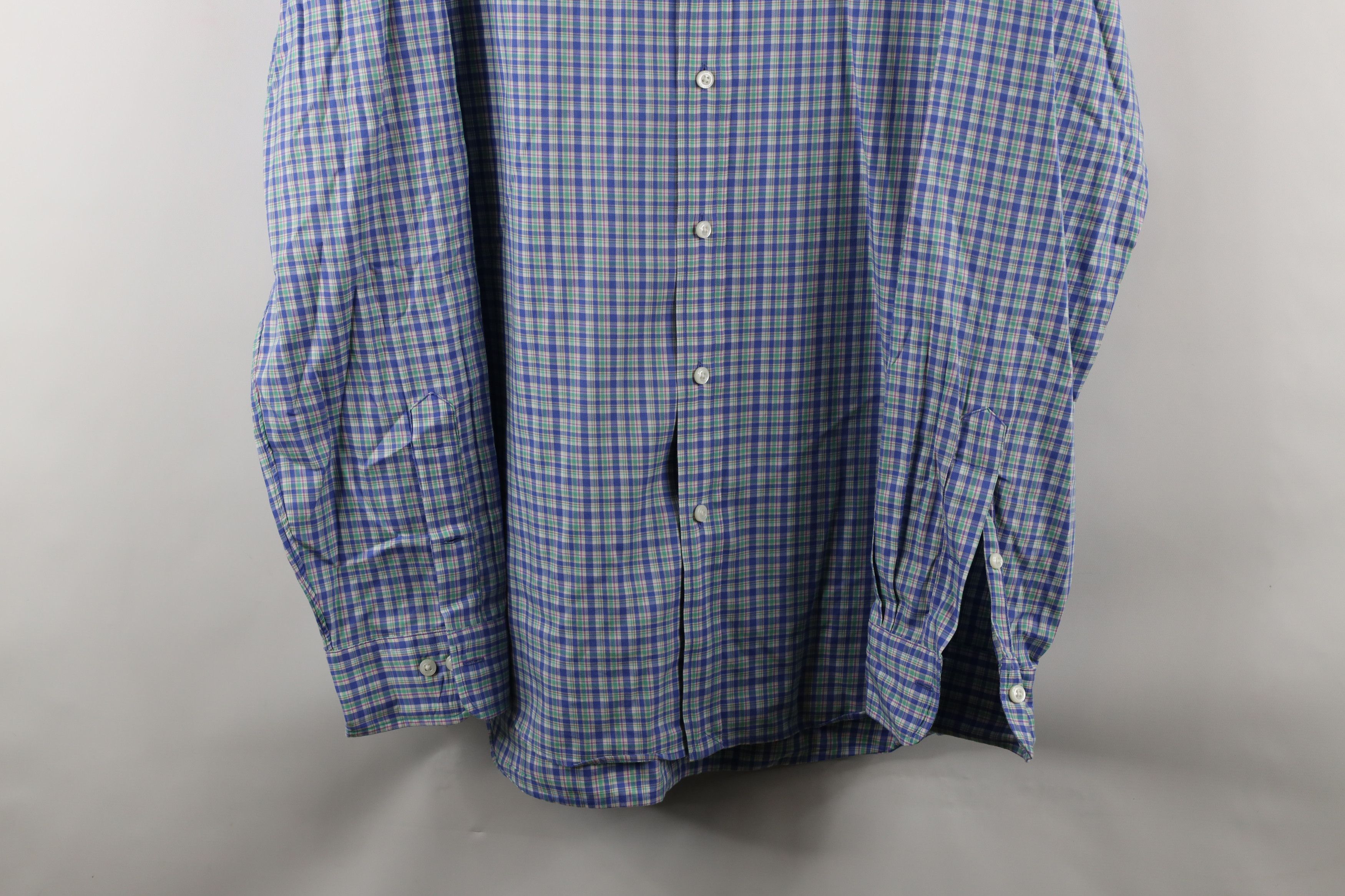 Ralph Lauren × Vintage Ralph Lauren Performance Rainbow Plaid Collared Button Shirt Size US XL / EU 56 / 4 - 3 Thumbnail