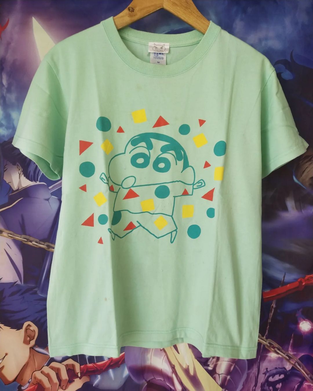 Anime × Japanese Brand Crayon Shinchan Big Print Art Official Anime Tees Size US M / EU 48-50 / 2 - 1 Thumbnail