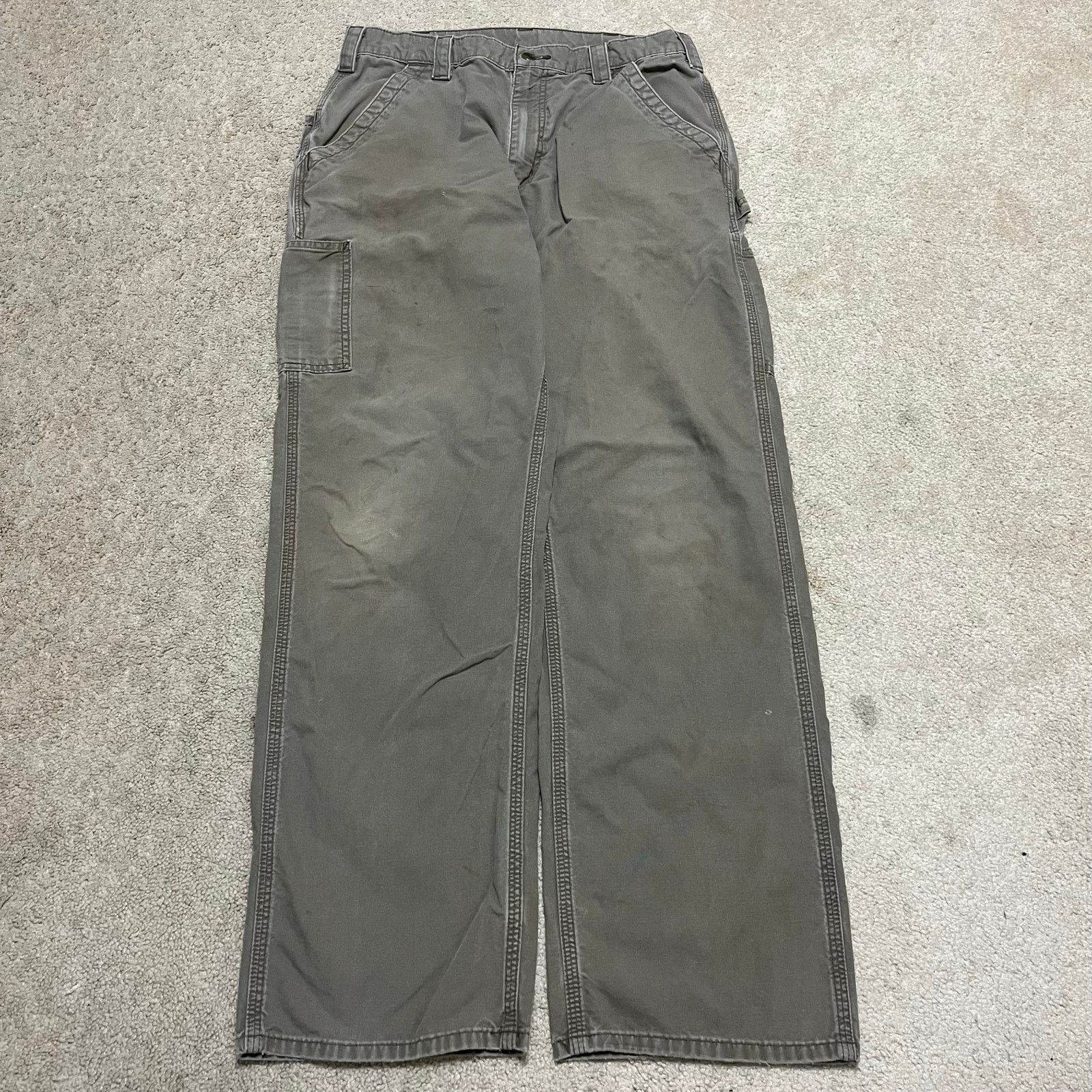 Carhartt Vintage Carhartt Carpenter Cargo Brown Workwear Pants 32W Size US 32 / EU 48 - 2 Thumbnail