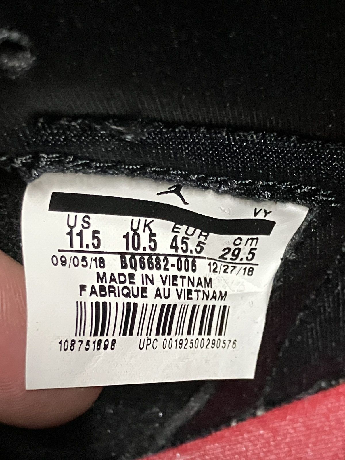 Jordan Brand Sz 11.5m- Air Jordan 1 High Retro OG Defiant Couture- DS/OG Size US 11.5 / EU 44-45 - 7 Thumbnail