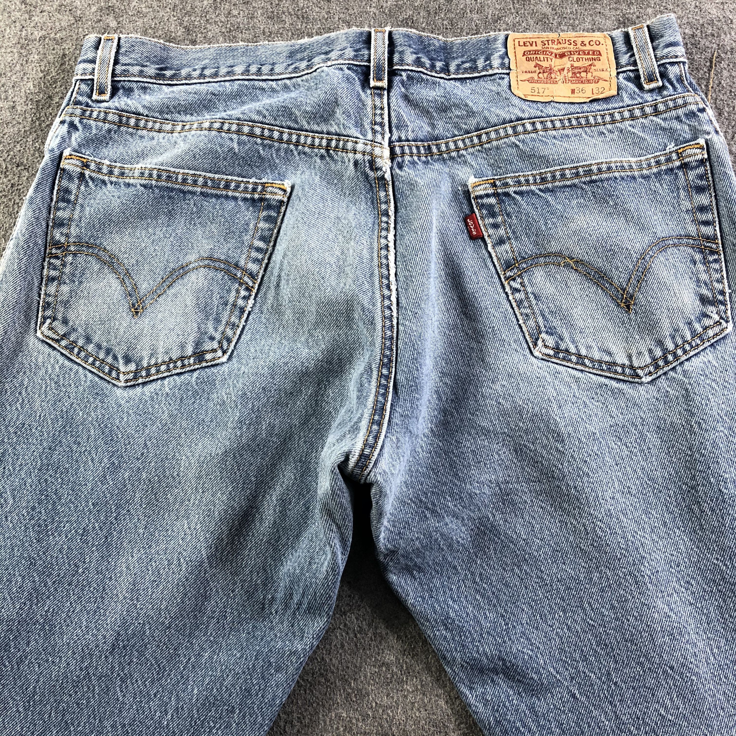 Levi's Vintage Blue Wash Levis 517 Jeans-J3535 Size US 37 - 4 Thumbnail