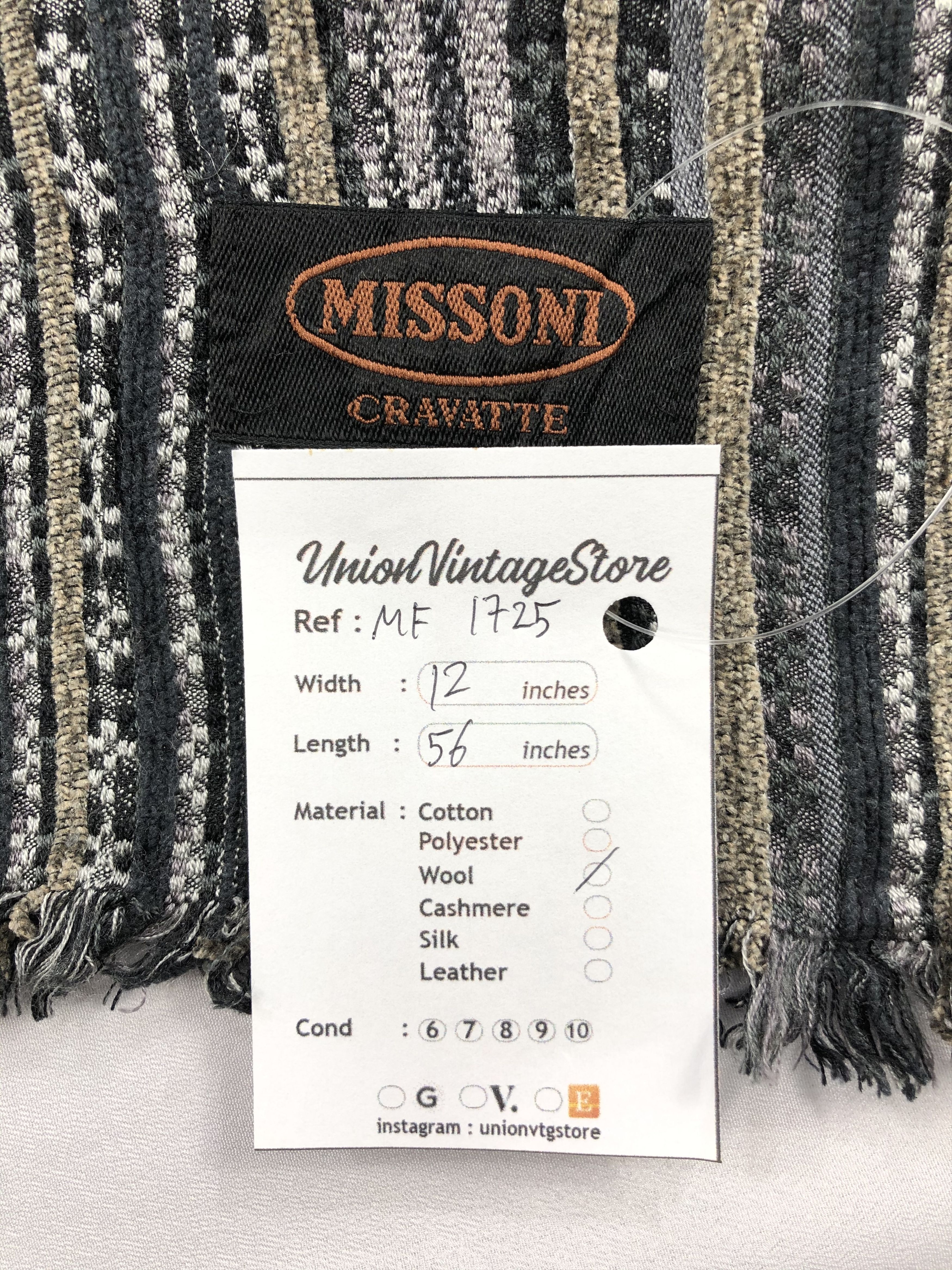Missoni Vintage Missoni Scarf/Muffler/Neckwear MF1725 Size ONE SIZE - 5 Thumbnail