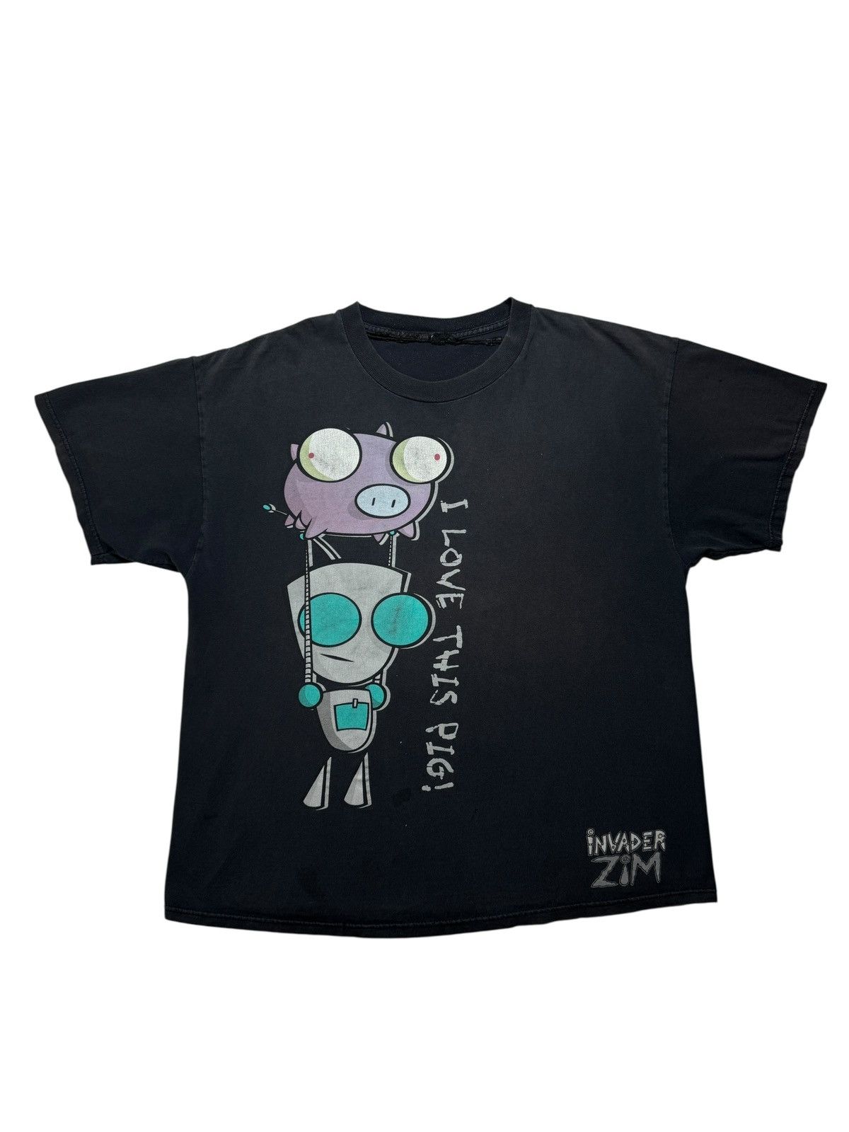 Vintage Vintage 2000’s Invader Zim Nickelodeon Cartoon Tee Shirt Size US L / EU 52-54 / 3 - 1 Thumbnail