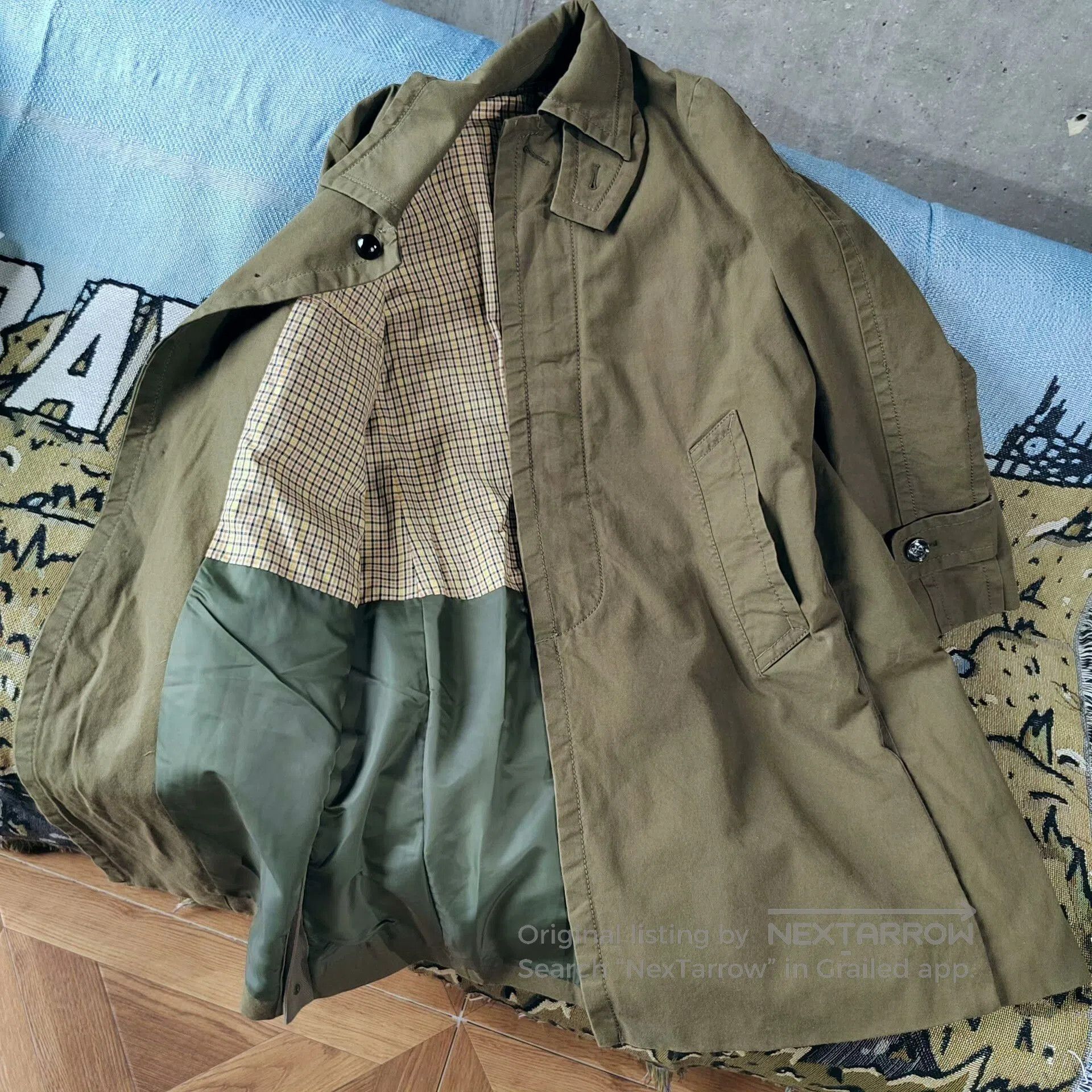 Sacai Sacai Olive Green Windbreaker Coat. Size US L / EU 52-54 / 3 - 2 Thumbnail