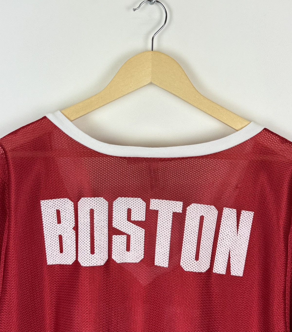 Other Project Social T V-neck Boston #17 Jersey Mesh Shirt Red Top Size US M / EU 48-50 / 2 - 8 Thumbnail