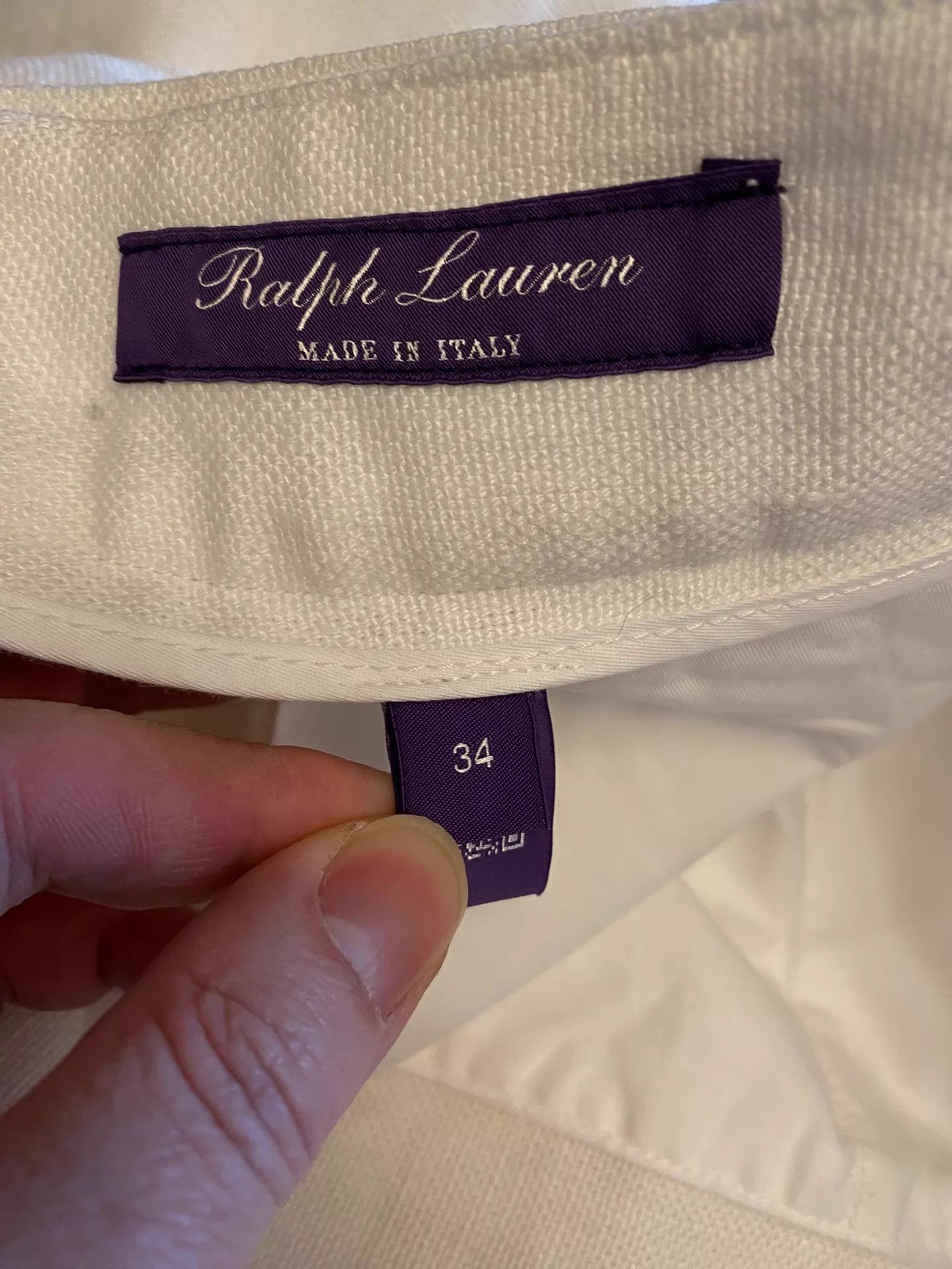 RRL Ralph Lauren RRL Purple Label Heavy Linen Gurkha Trousers 34 Size US 34 / EU 50 - 4 Thumbnail
