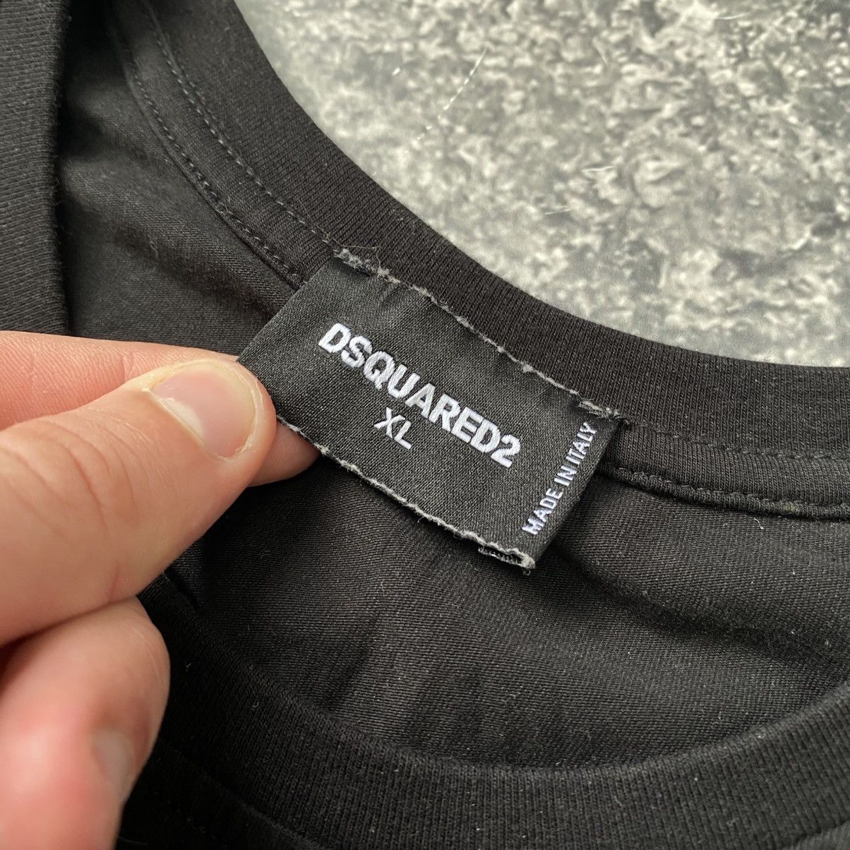 Dsquared2 Luxury Dsquared2 big logo designer rare black tee Size US XL / EU 56 / 4 - 4 Thumbnail