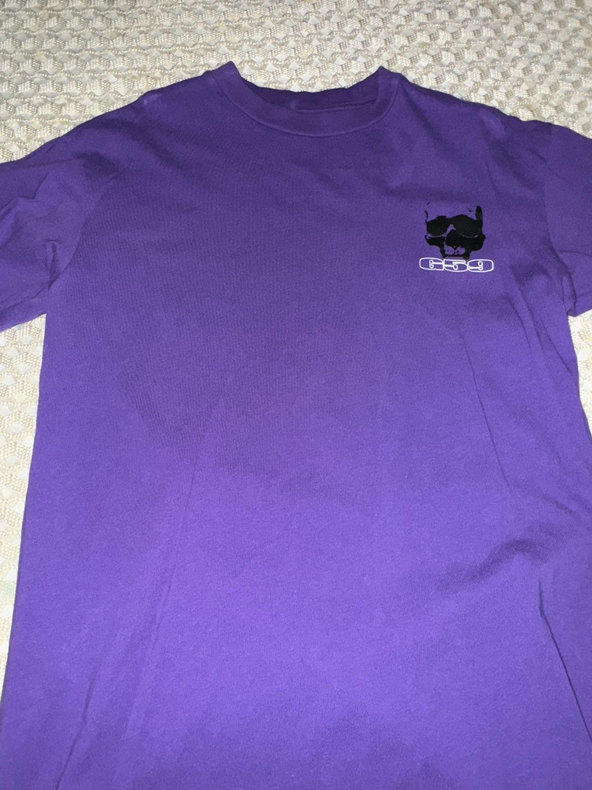 G59 Records GREYDAY 2023 Purple and Skull tee Size US L / EU 52-54 / 3 - 1 Thumbnail