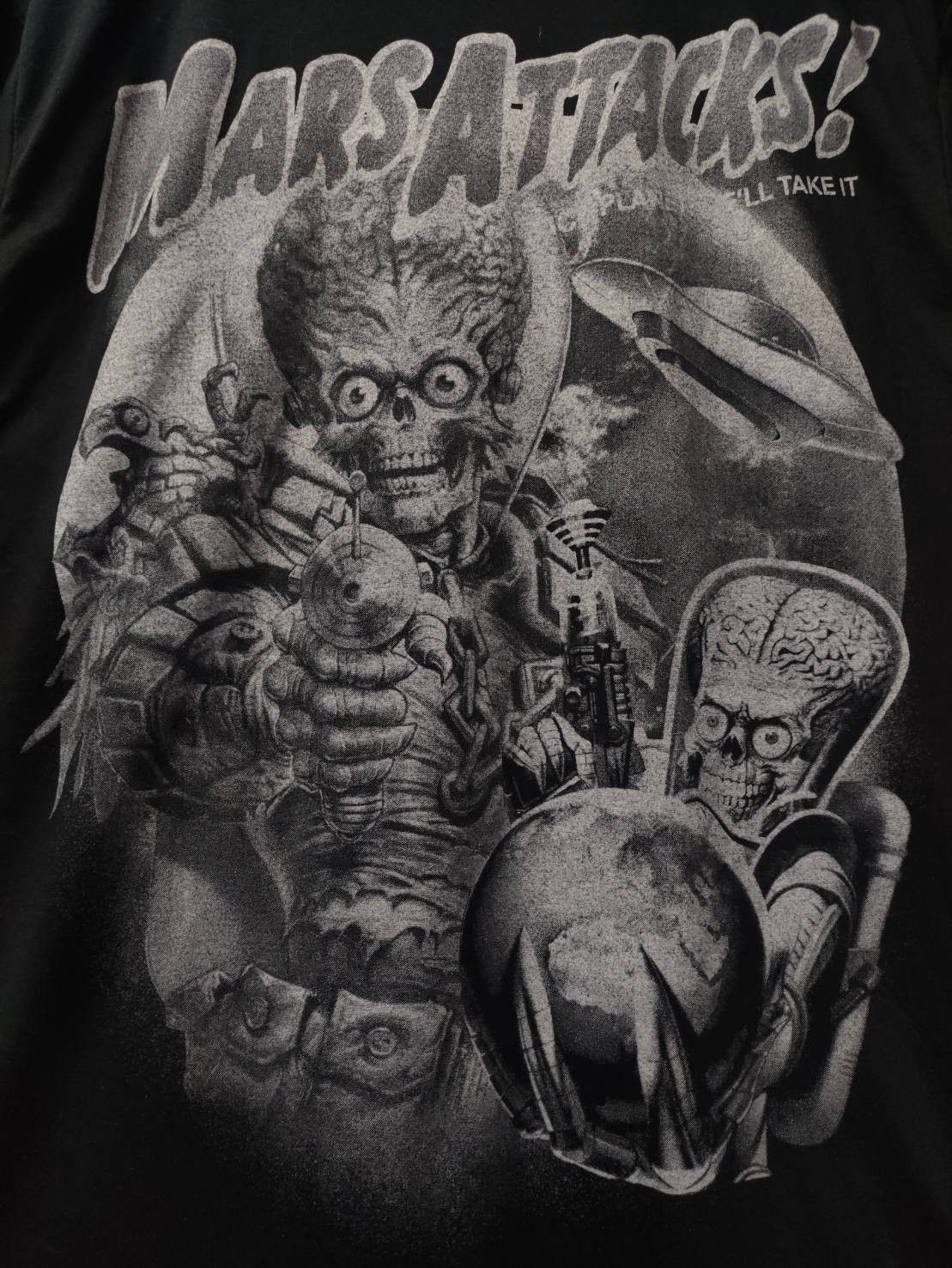 Warner Bros Vtg Mars Attacks! Movie By Tim Burton T-Shirt Size US L / EU 52-54 / 3 - 10 Thumbnail