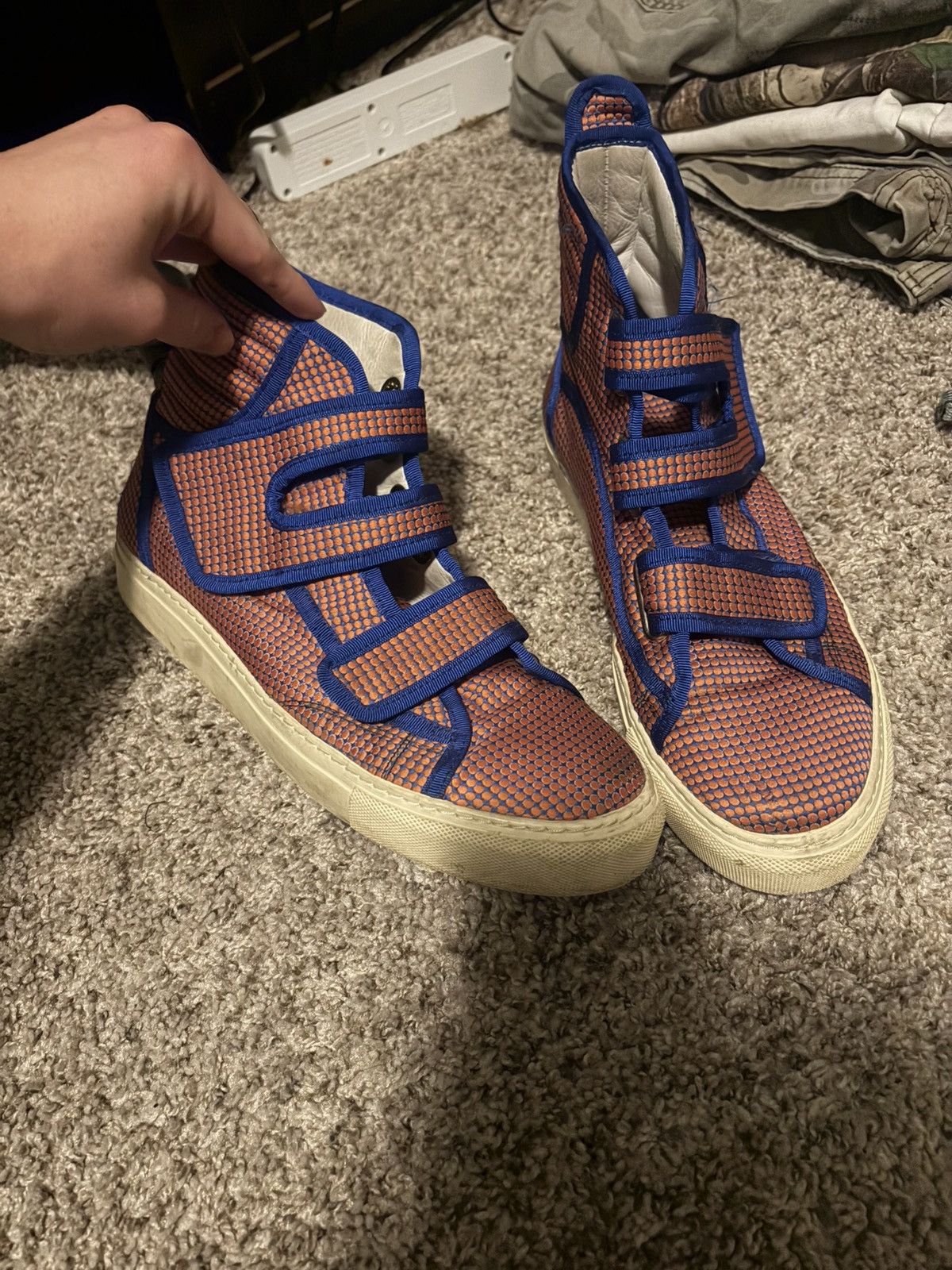 Raf Simons Super rare vintage raf simpns strap high tops Size US 8.5 / EU 41-42 - 1 Thumbnail