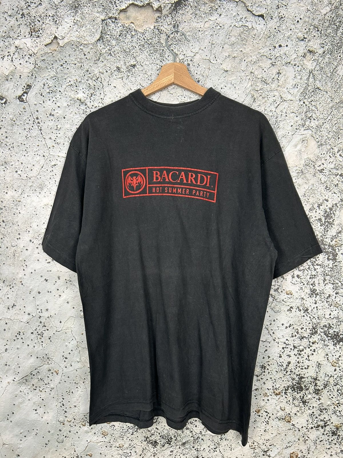 Vintage Bacardi Rum 90s Archive Promo Graphic Tee Baggy