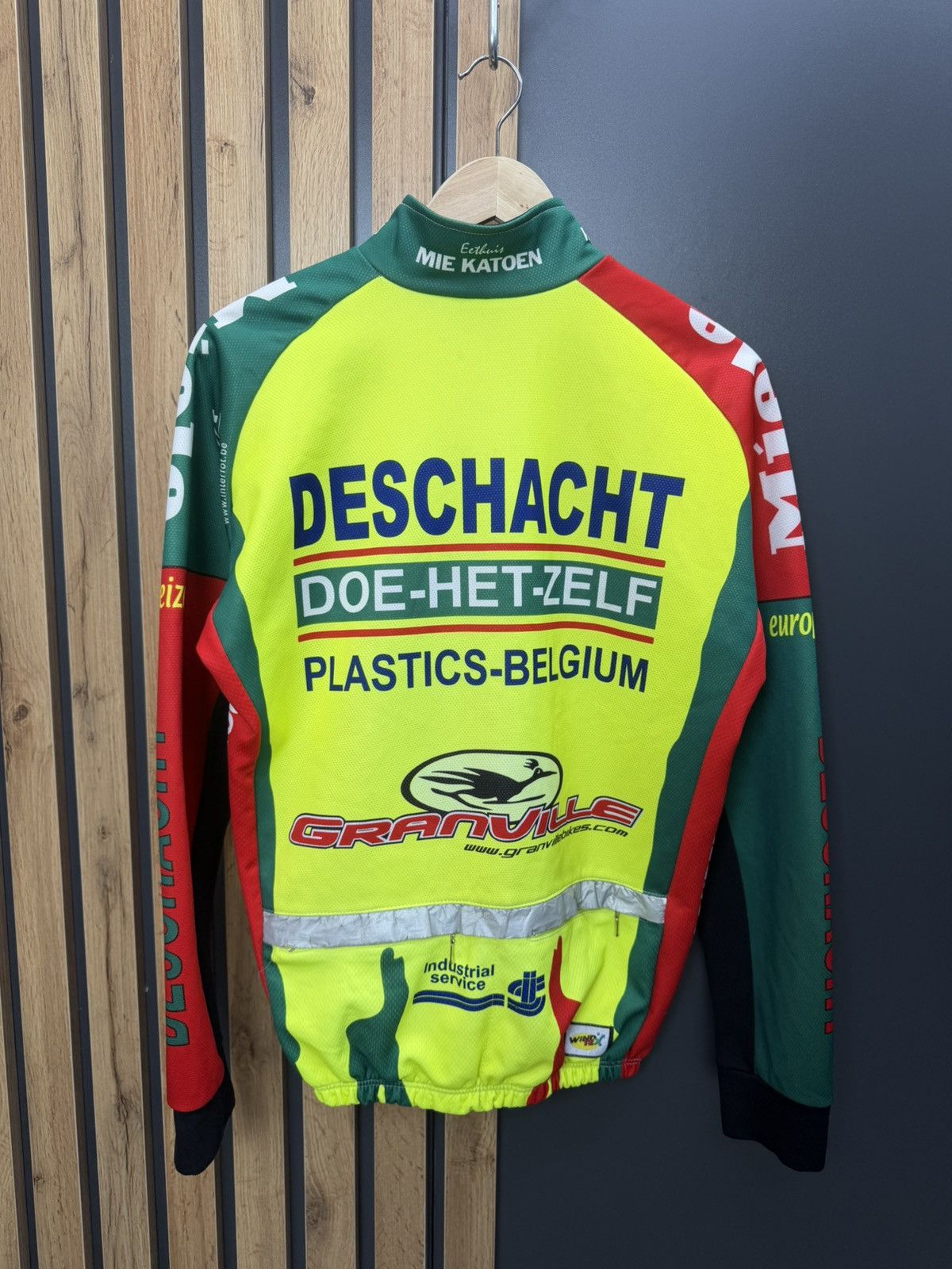 Vintage Vintage Deschacht Granville Cycling Jersey L/S Size L Size US L / EU 52-54 / 3 - 11 Thumbnail