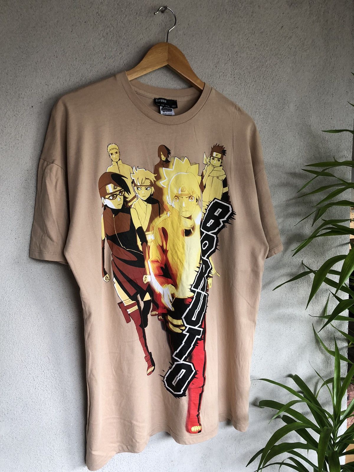Anime × Bershka × Vintage Bershka X Japanese Anime Boruto Full Chracter Tshirts Size US L / EU 52-54 / 3 - 8 Thumbnail