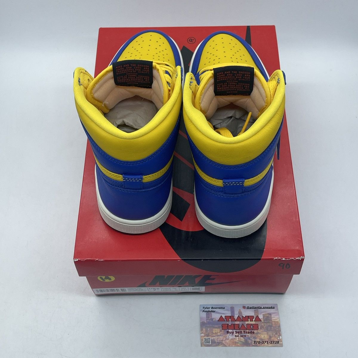 Nike Wmns air Jordan 1 high reverse Laney Size US 7.5 / IT 37.5 - 6 Thumbnail