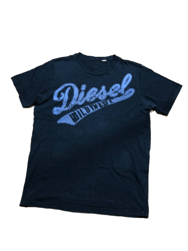 Diesel Diesel Big Y2K Logo 100% Cotton Short Sleeve T-Shirt Size L Size US L / EU 52-54 / 3 - 1 Thumbnail