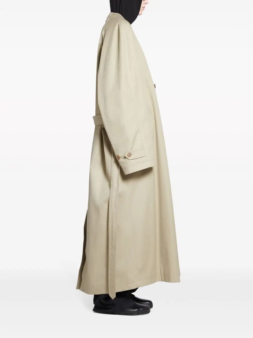 Balenciaga Balenciaga Trench Lining Coat Size US M / EU 48-50 / 2 - 2 Thumbnail