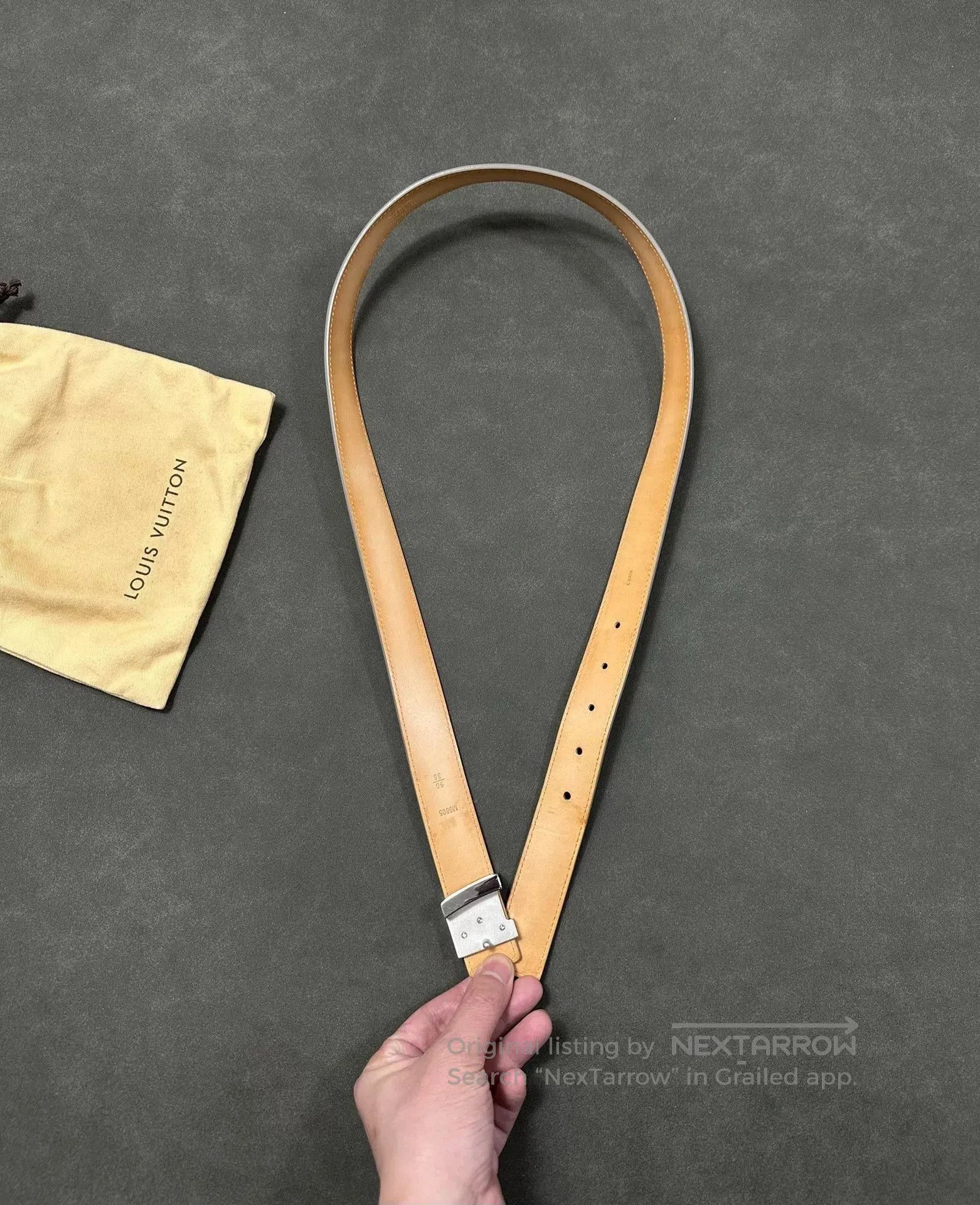 Louis Vuitton Louis Vuitton White Water Ripple Belt. Size ONE SIZE - 2 Thumbnail