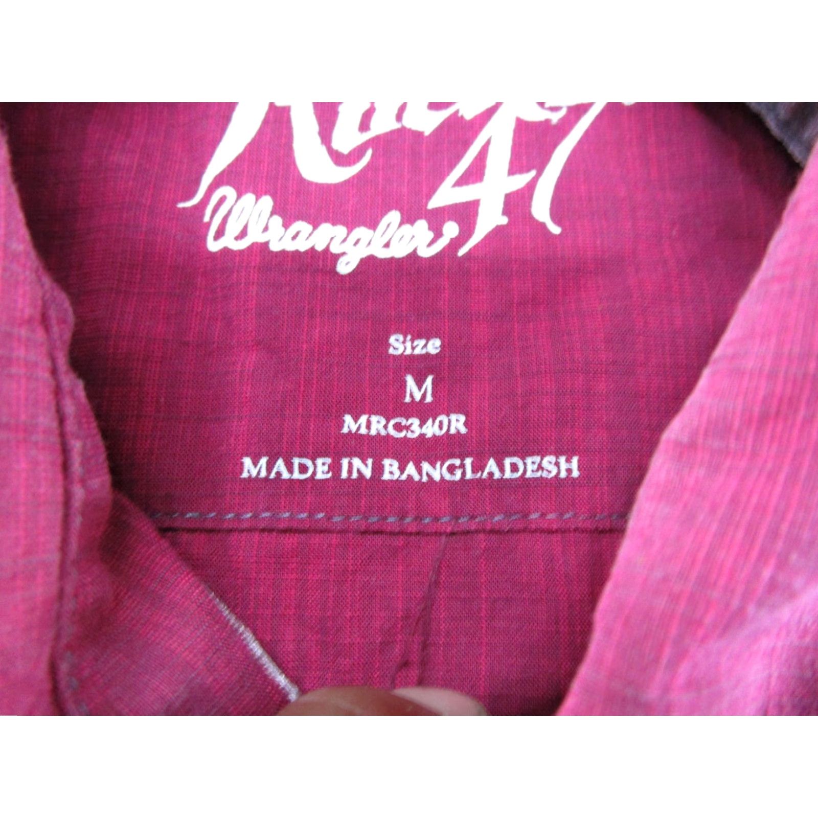 Wrangler VINTAGE Wrangler Rock 47 Men’s Pearl Snap Shirt Size M Red Western Cowboy Rodeo READ Size US M / EU 48-50 / 2 - 3 Thumbnail