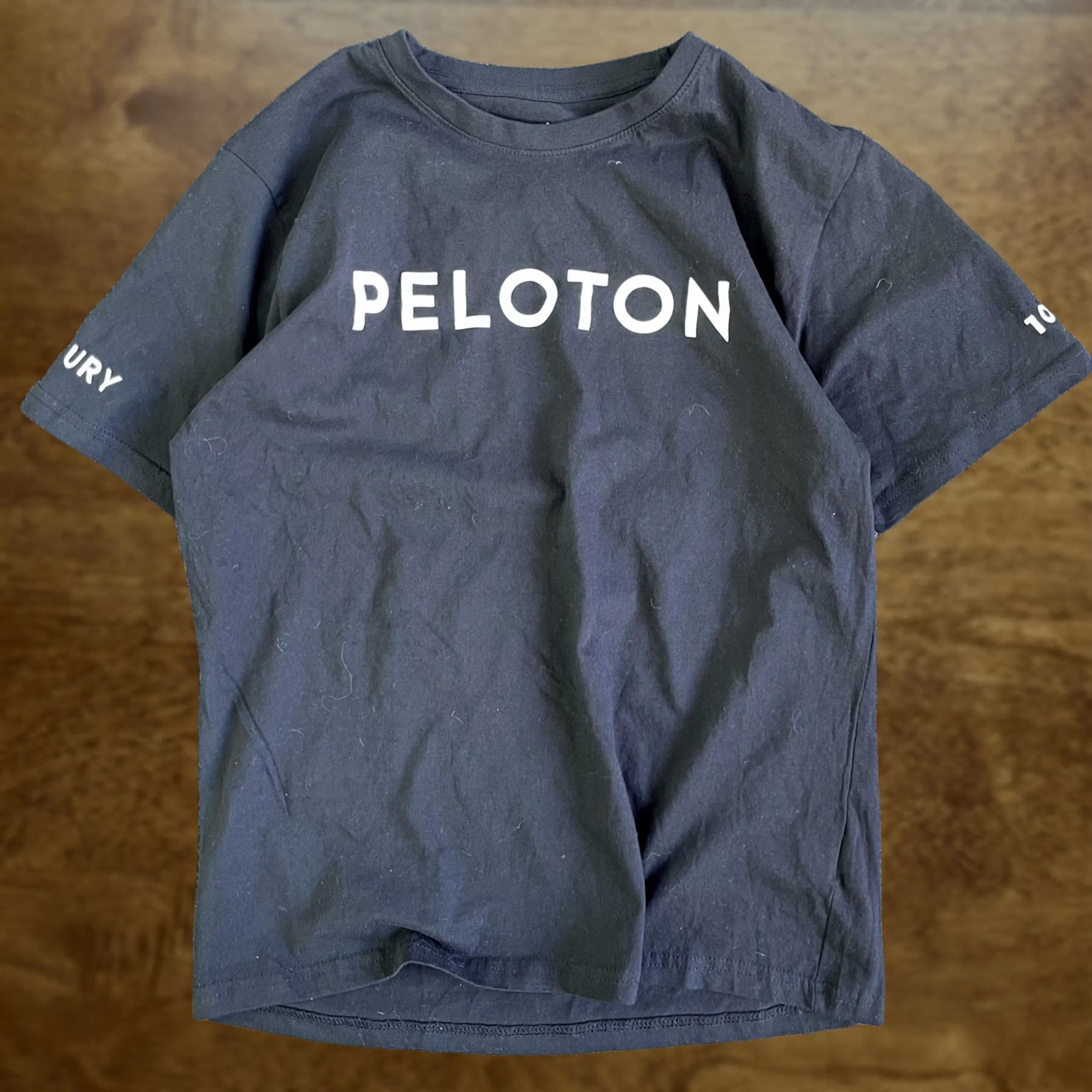 Logo 7 Peloton Mens Medium Black Century Logo Cycling Gym Sports Tee T-Shirt Shirt Size US M / EU 48-50 / 2 - 1 Thumbnail