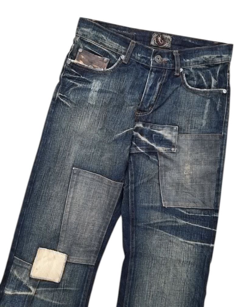Other PURE VENOM HORSEHIDE PATCH LEATHER FLARE DENIM Size US 30 / EU 46 - 3 Thumbnail