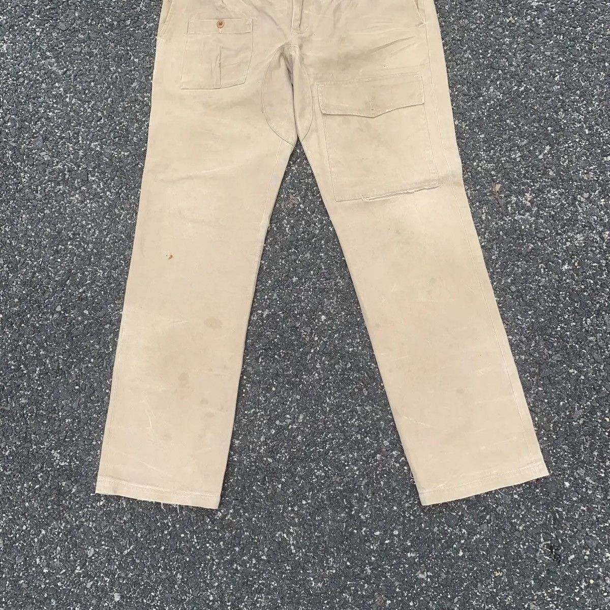 Polo Ralph Lauren RALPH LAUREN 36x33 Trousers Faded Distressed Pants Size US 36 / EU 52 - 3 Thumbnail