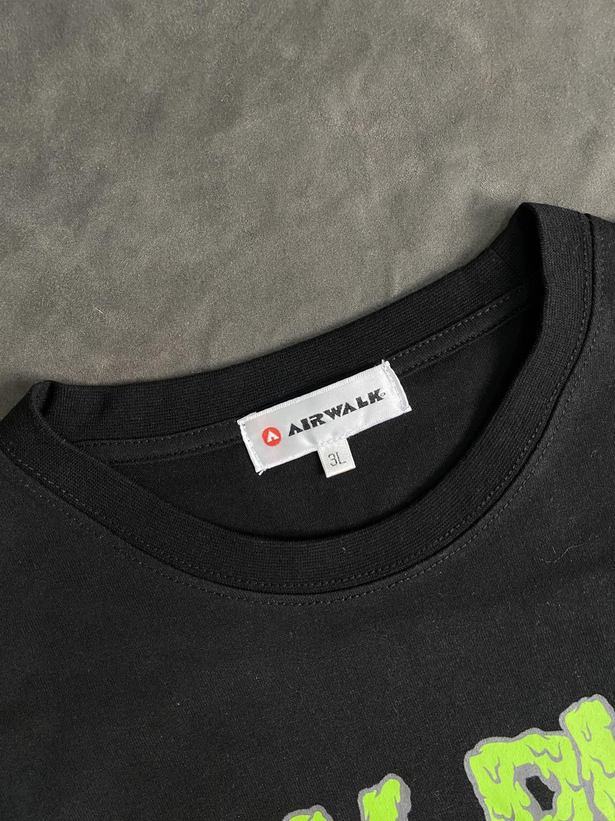 Airwalk Deadstock Airwalk Kick Push Graphic Black T-Shirt 3L Size US L / EU 52-54 / 3 - 2 Thumbnail