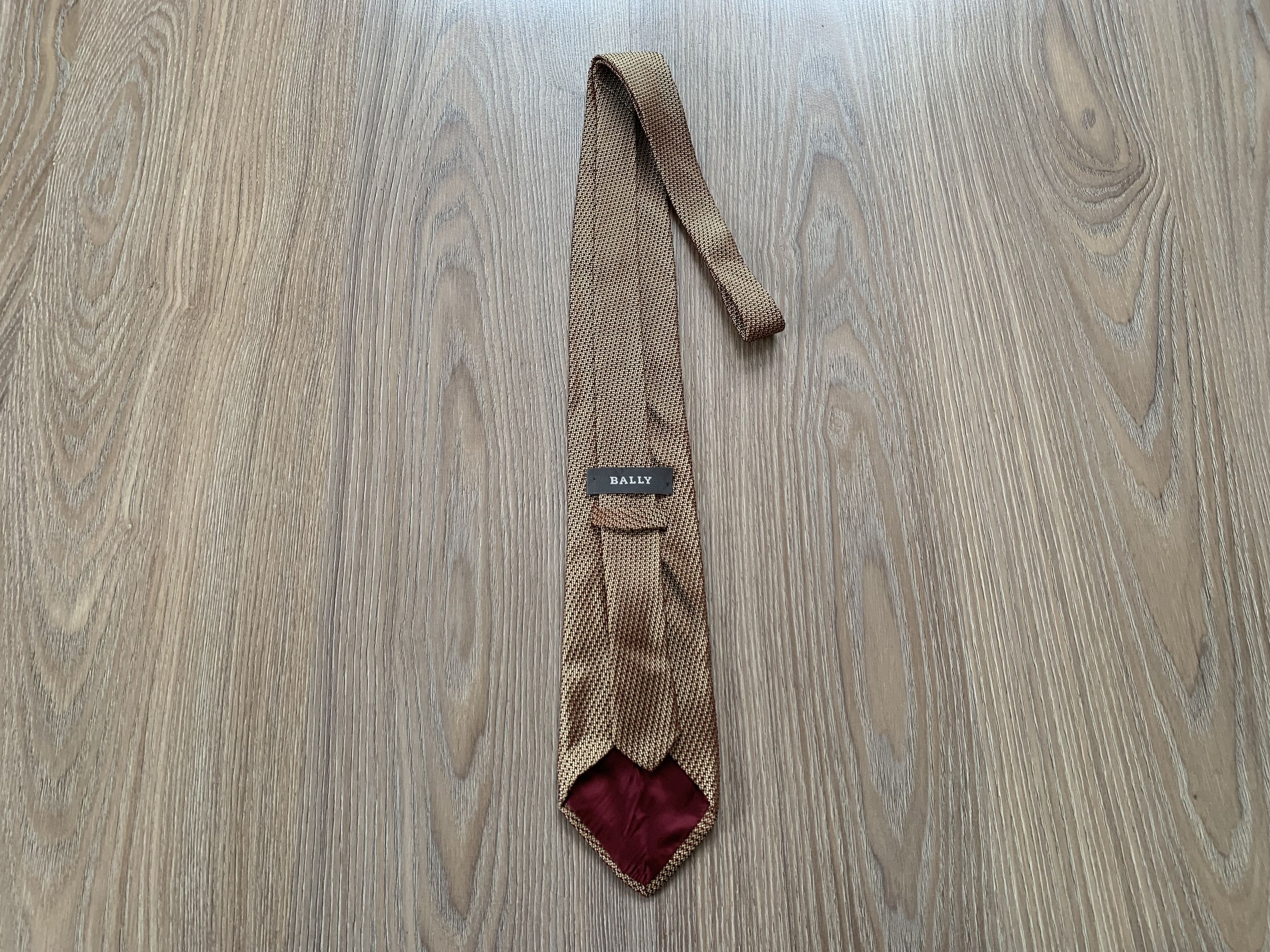 Bally Vintage Bally Patterned Silk Tie Size ONE SIZE - 4 Thumbnail