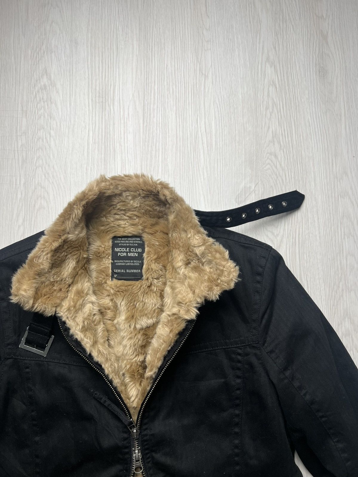 If Six Was Nine Nicole Club For Men Biker Fur Shearling Jacket LGB Style Size US M / EU 48-50 / 2 - 5 Thumbnail