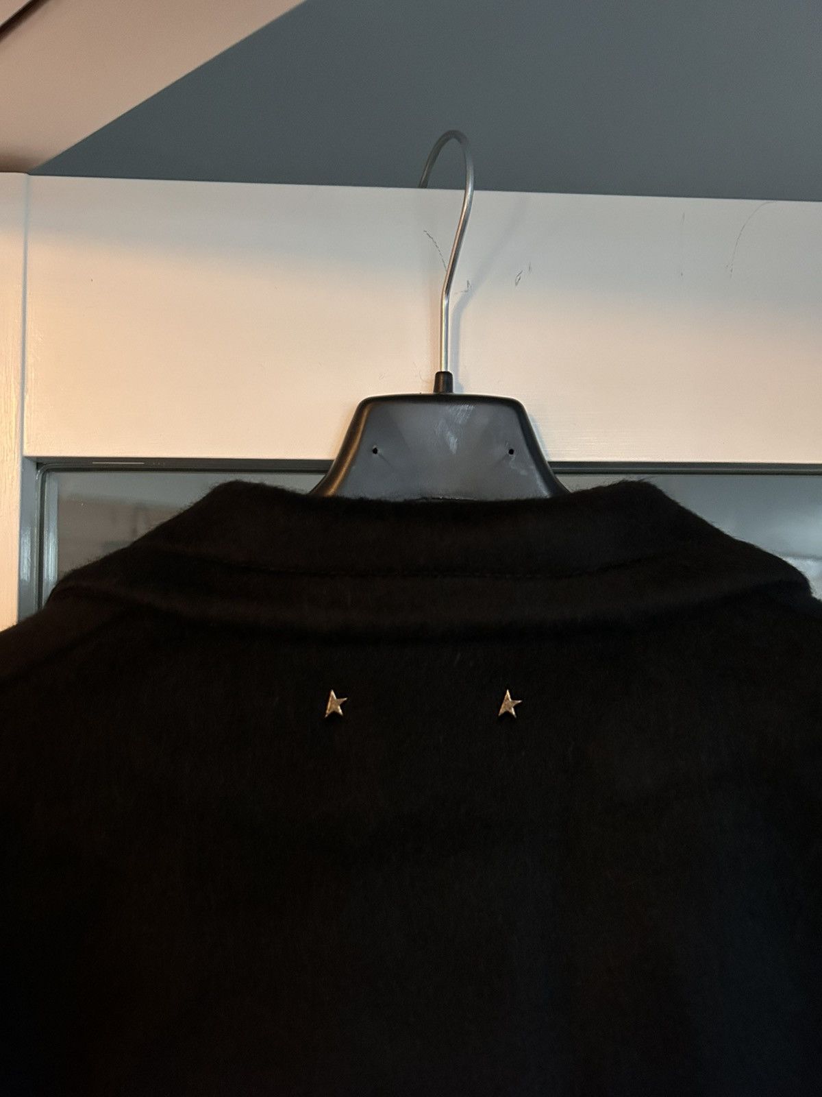 Golden Goose Golden Goose Single-Breasted Black Cocoon Coat Size S / US 4 / IT 40 - 4 Thumbnail