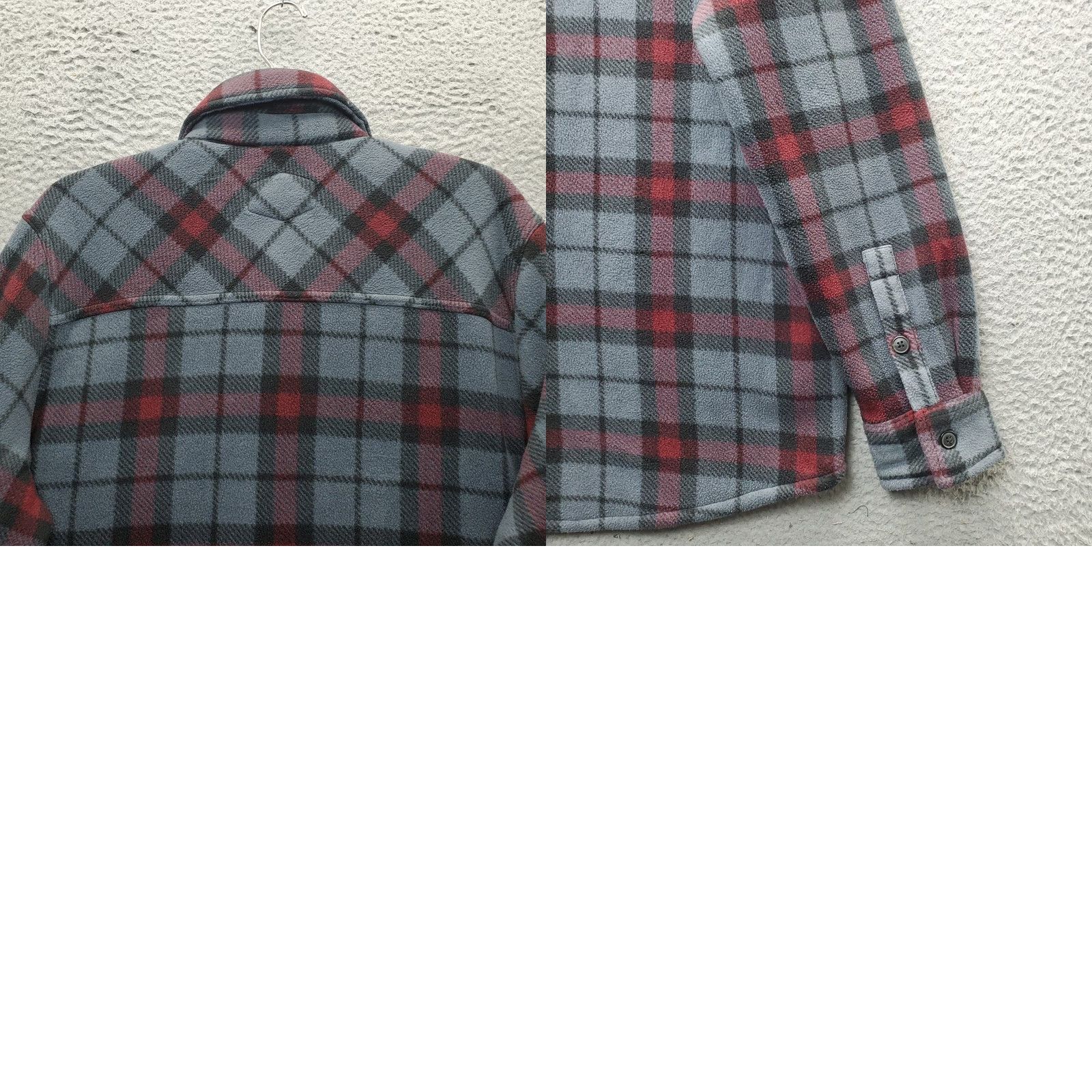 Vintage Freedom Foundry Mens Shacket Multi Plaid Sherpa Lined Button Front EUC M Size Size US M / EU 48-50 / 2 - 8 Thumbnail