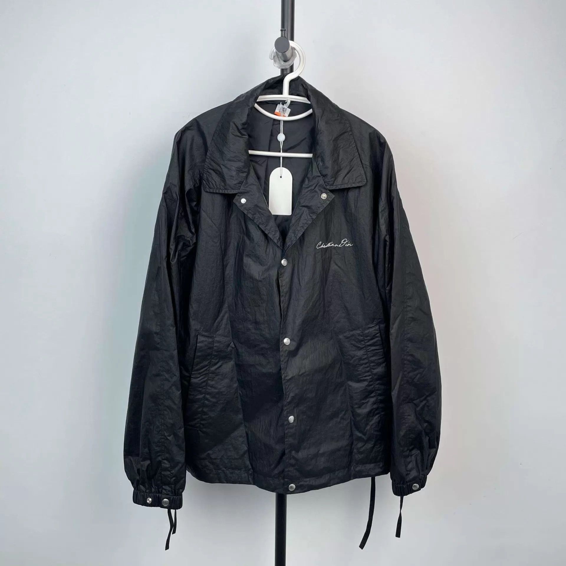 Dior Dior 96 New Embroidered Short Jacket 54 Black Size US L / EU 52-54 / 3 - 1 Thumbnail