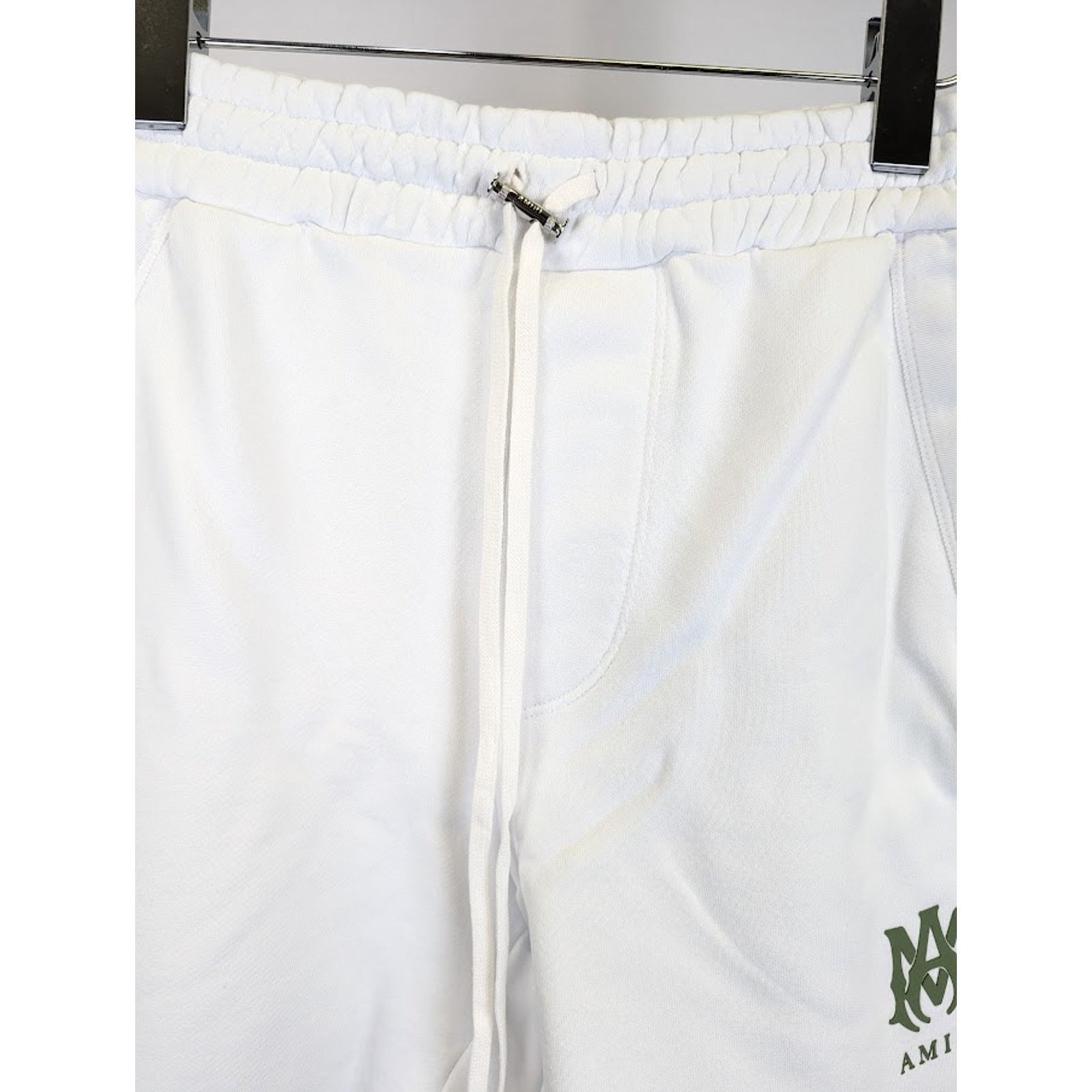 Amiri o1rshd1 MA Logo Sweatshorts in White Size US 30 / EU 46 - 5 Thumbnail