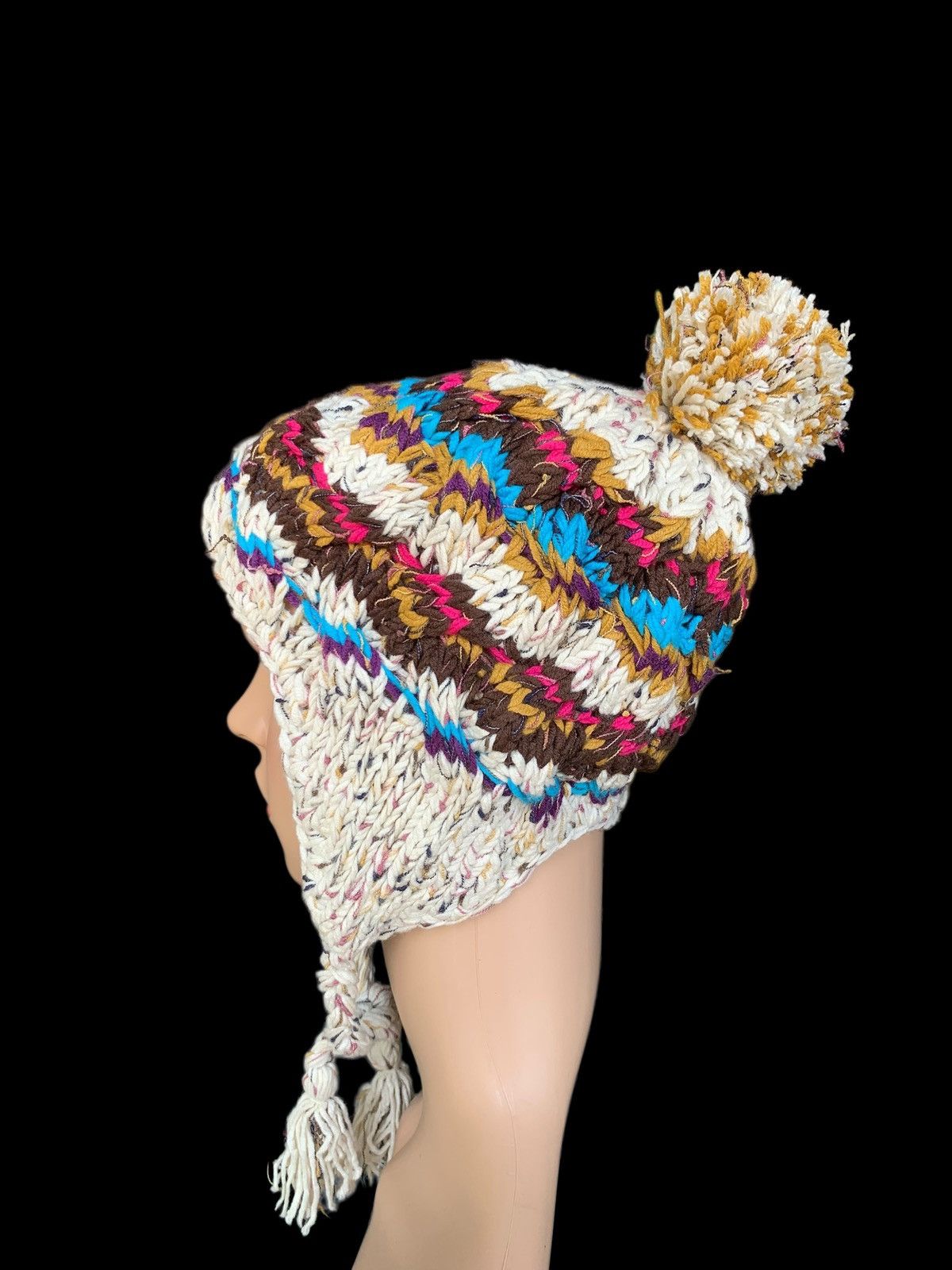Japanese Brand × Kapital Crochet Knitt Earflap Punk Japanese Style Size ONE SIZE - 5 Thumbnail