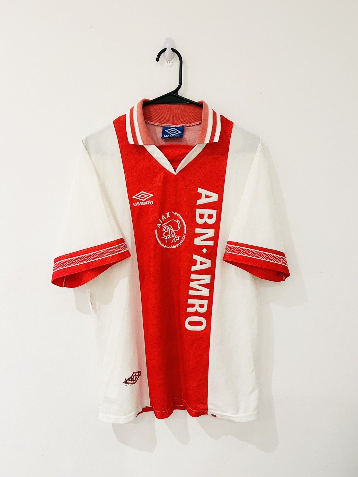 Vintage Ajax 1994/95 home jersey Size US L / EU 52-54 / 3 - 1 Thumbnail