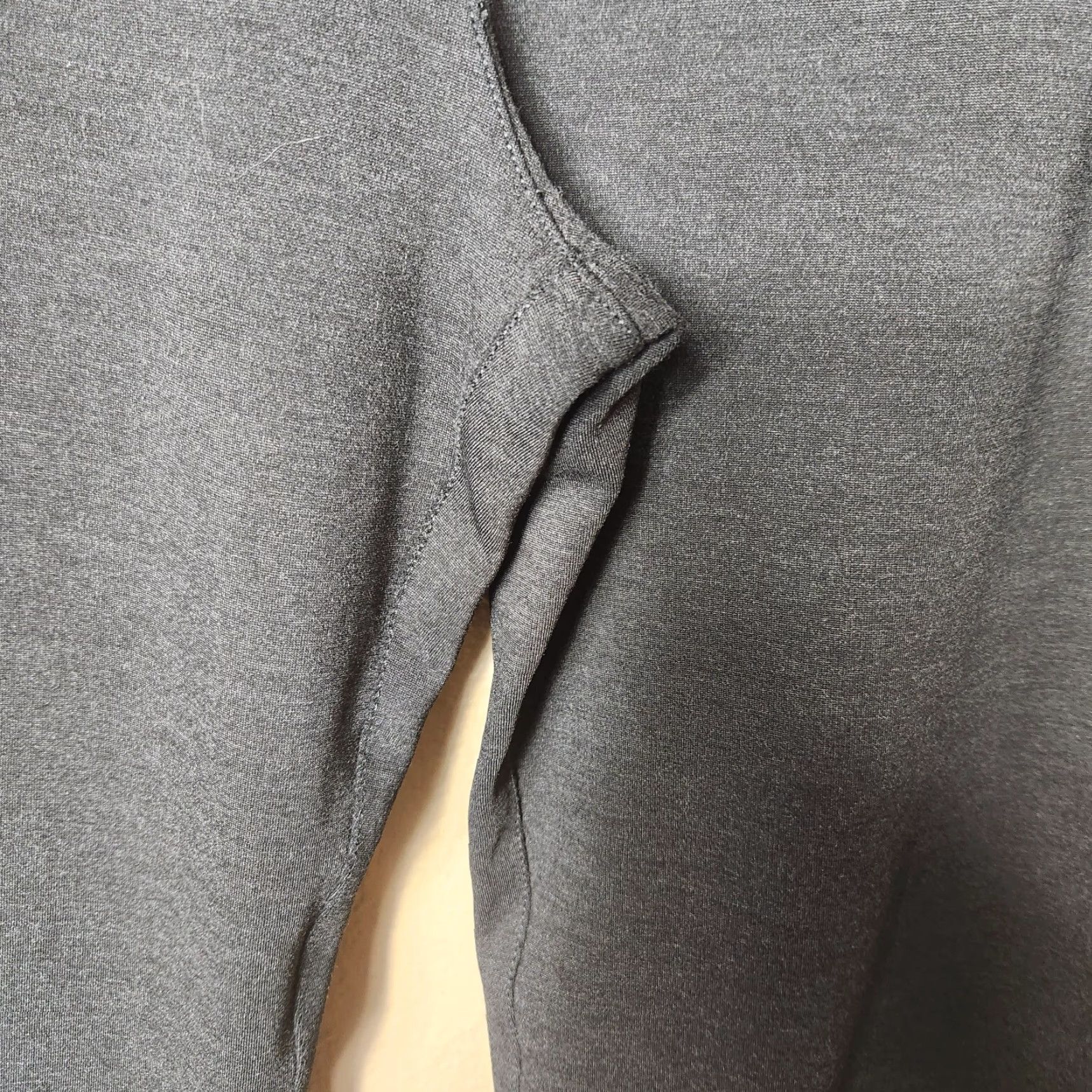 Vintage Betabrand Charcoal Gray Yoga Dress Straight Leg Pull-on Pants L Womens Dress Pants Gray Size 36" / US 14 / IT 50 - 4 Thumbnail