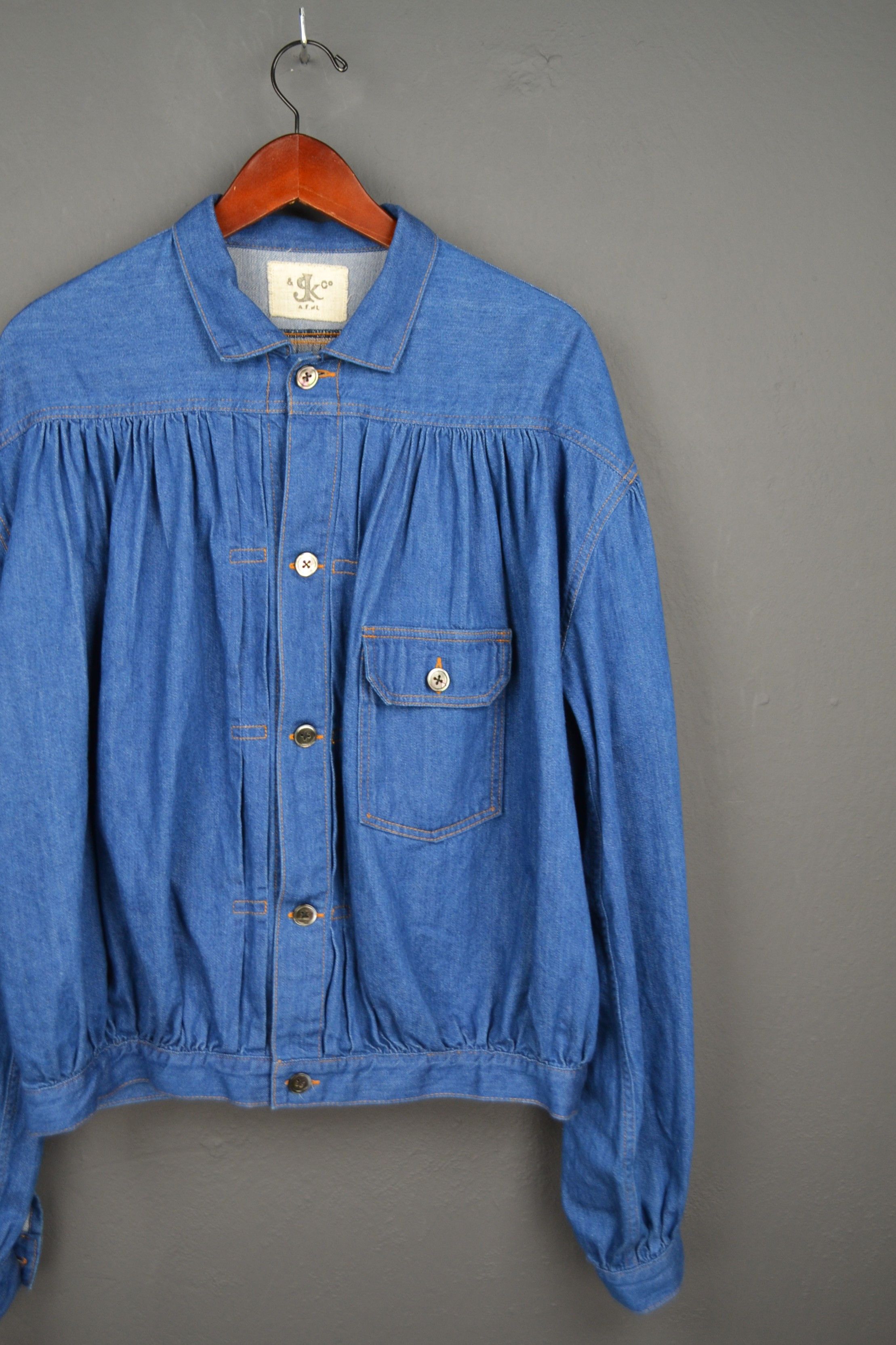 Kapital KAPITAL Gypsy Jacket 8 Oz Denim Type 1 Buckleback Size US M / EU 48-50 / 2 - 2 Thumbnail