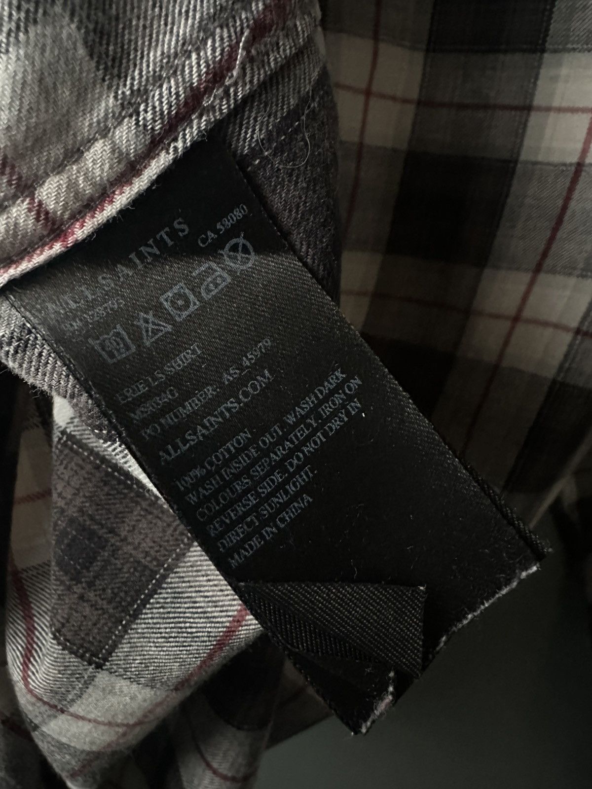 Allsaints Allsaints Western Erie LS Shirt Size M Size US M / EU 48-50 / 2 - 5 Thumbnail