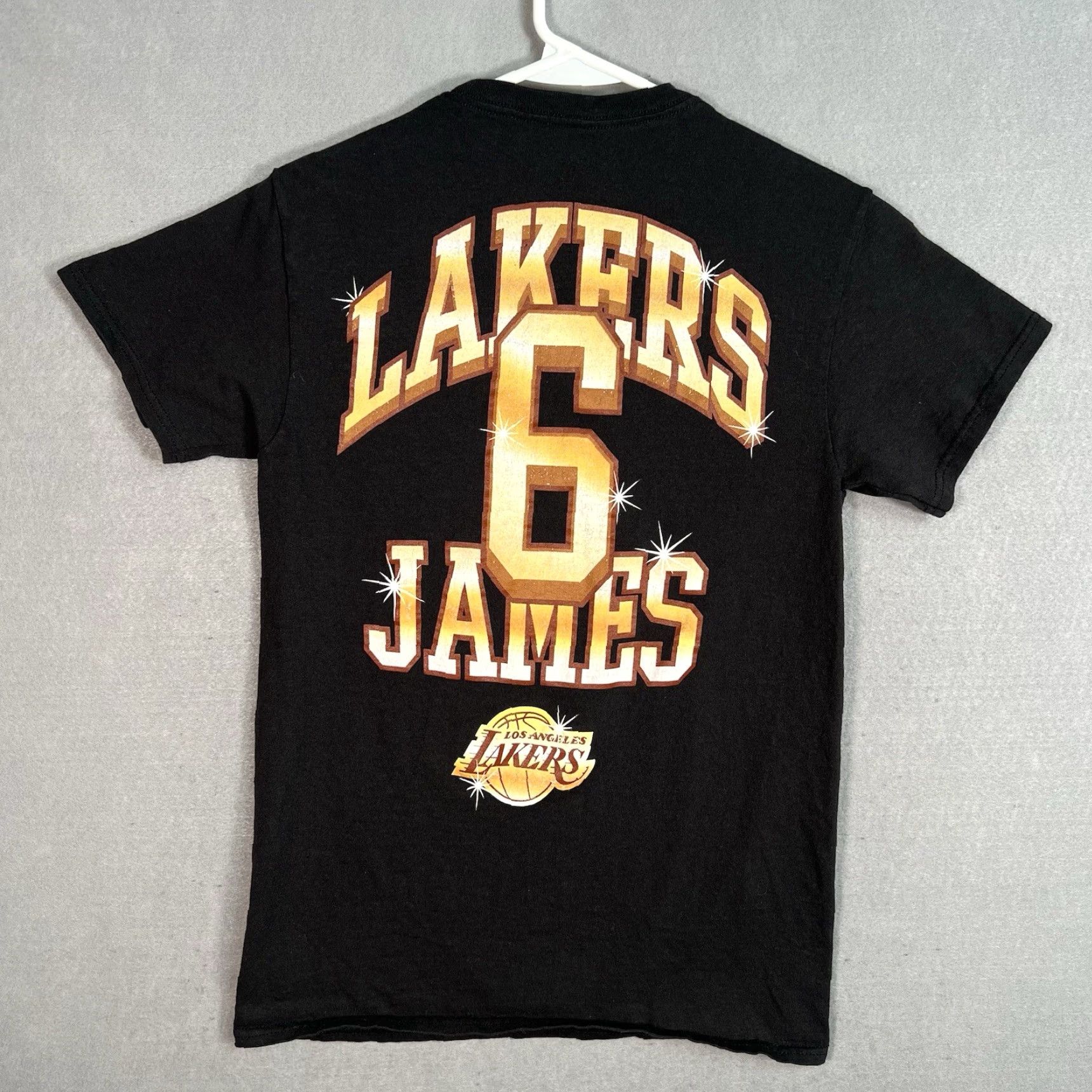Vintage Ultra Game Los Angeles Lakers Lebron James T Shirt Adult Small Black Mens Size US S / EU 44-46 / 1 - 2 Thumbnail