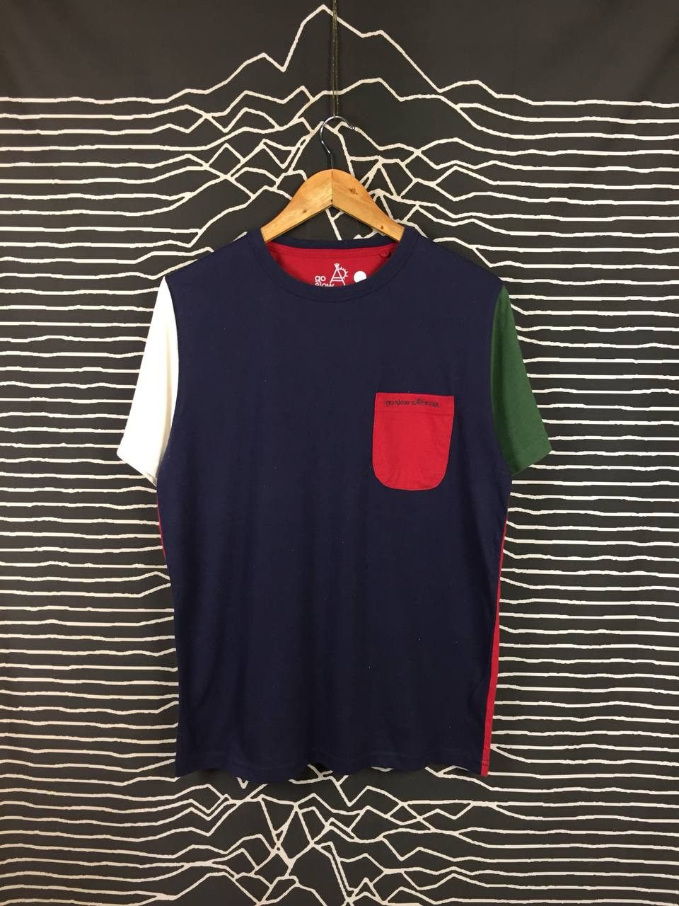 go slow caravan Go Slow Caravan Japanese Outdoor Brand Color Block Tee Size US L / EU 52-54 / 3 - 2 Thumbnail