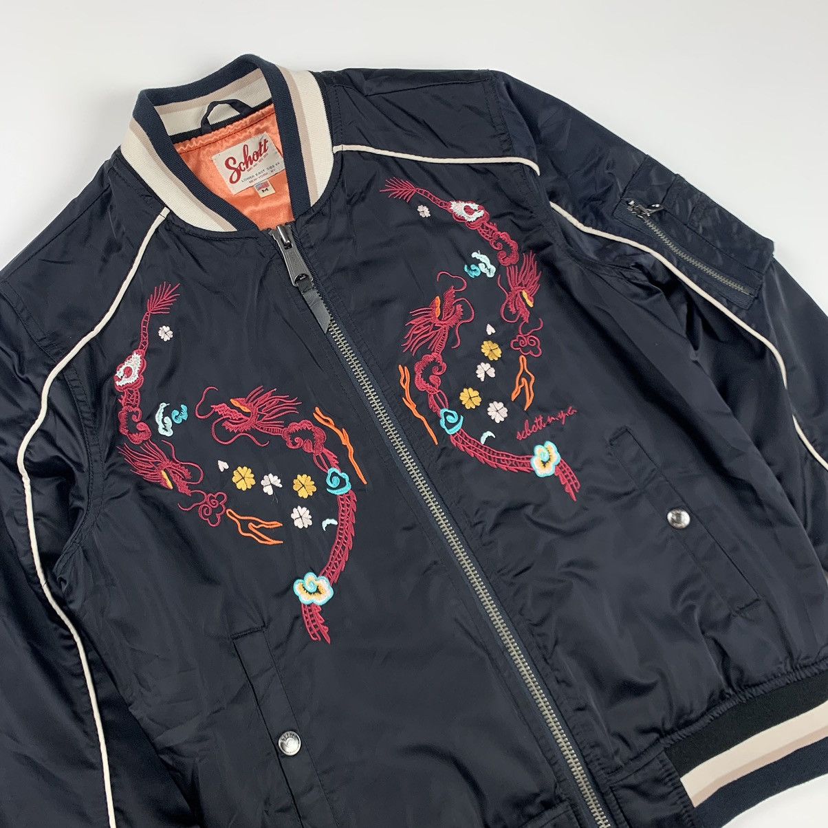 Japanese Brand × Schott Schott NYC “Airborne Japan” flight bomber jacket wmns Size M / US 6-8 / IT 42-44 - 3 Thumbnail