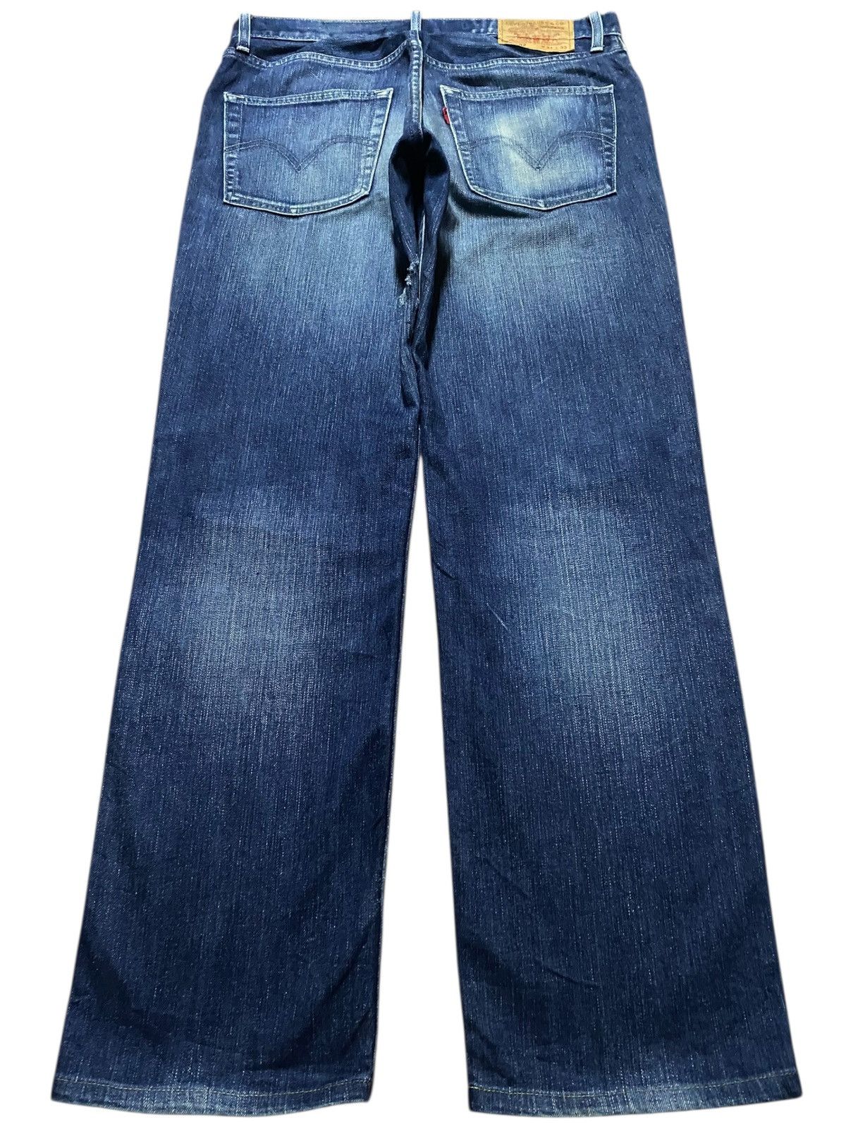 Levi's Vintage Clothing Vintage Levis 502 Mud Wash Distressed Loose Jeans Size US 33 - 2 Thumbnail