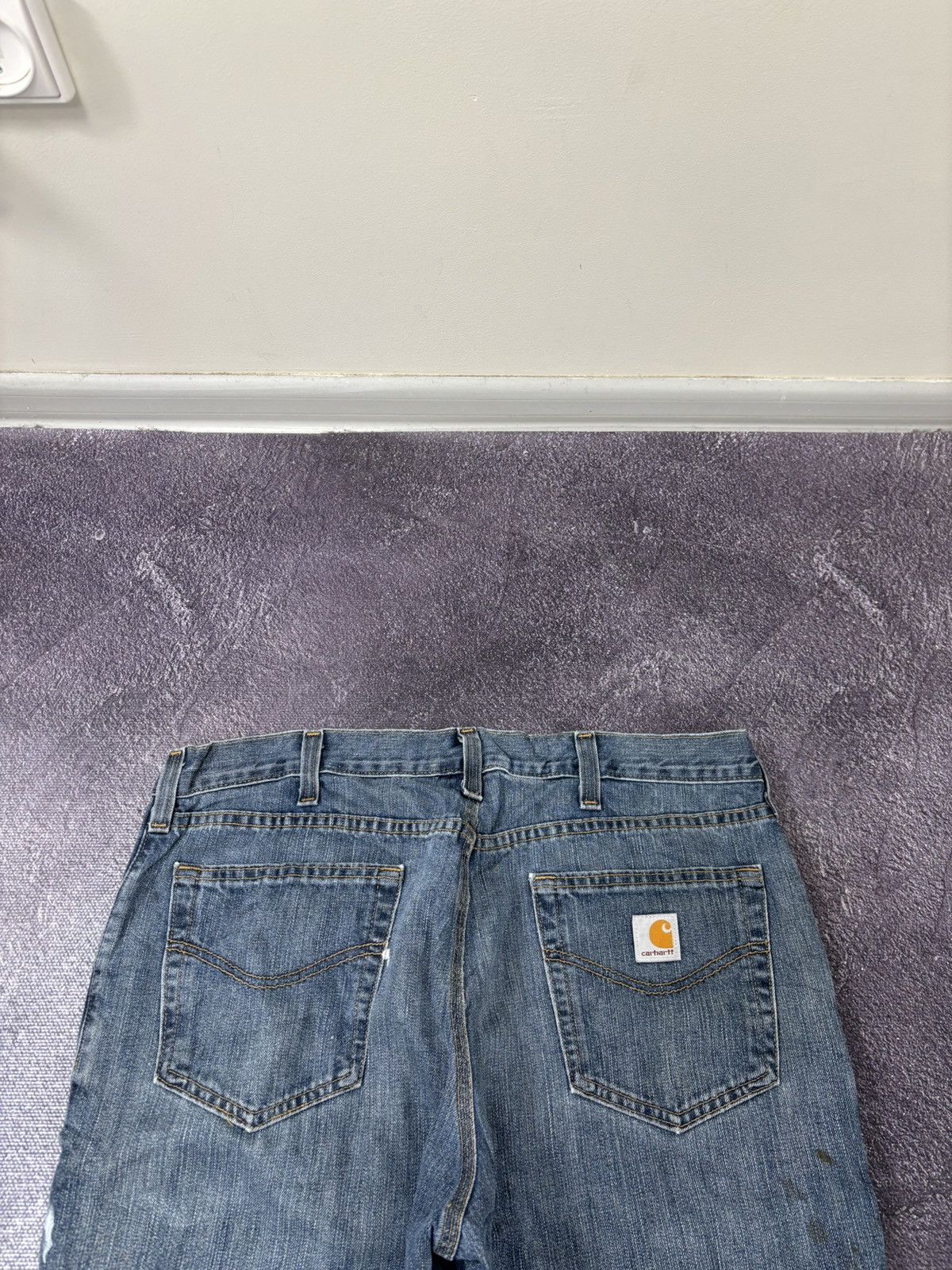 Carhartt Vintage 90s Carhartt USA Distressed Work Hype Baggy Jeans Size US 36 / EU 52 - 8 Thumbnail