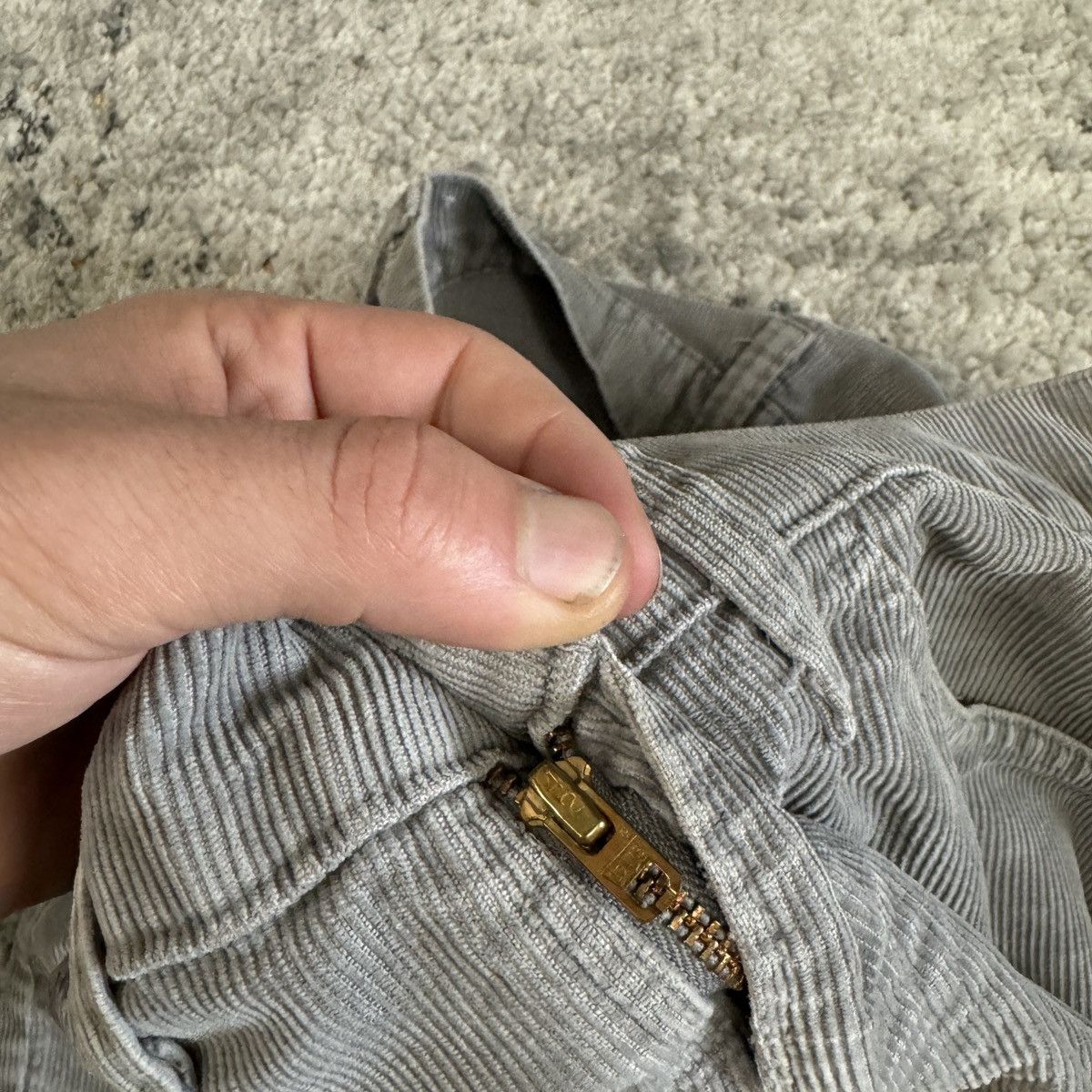 Levi's × Vintage Vintage 1970s Levi’s Corduroy faded grey pants Size US 32 / EU 48 - 6 Thumbnail