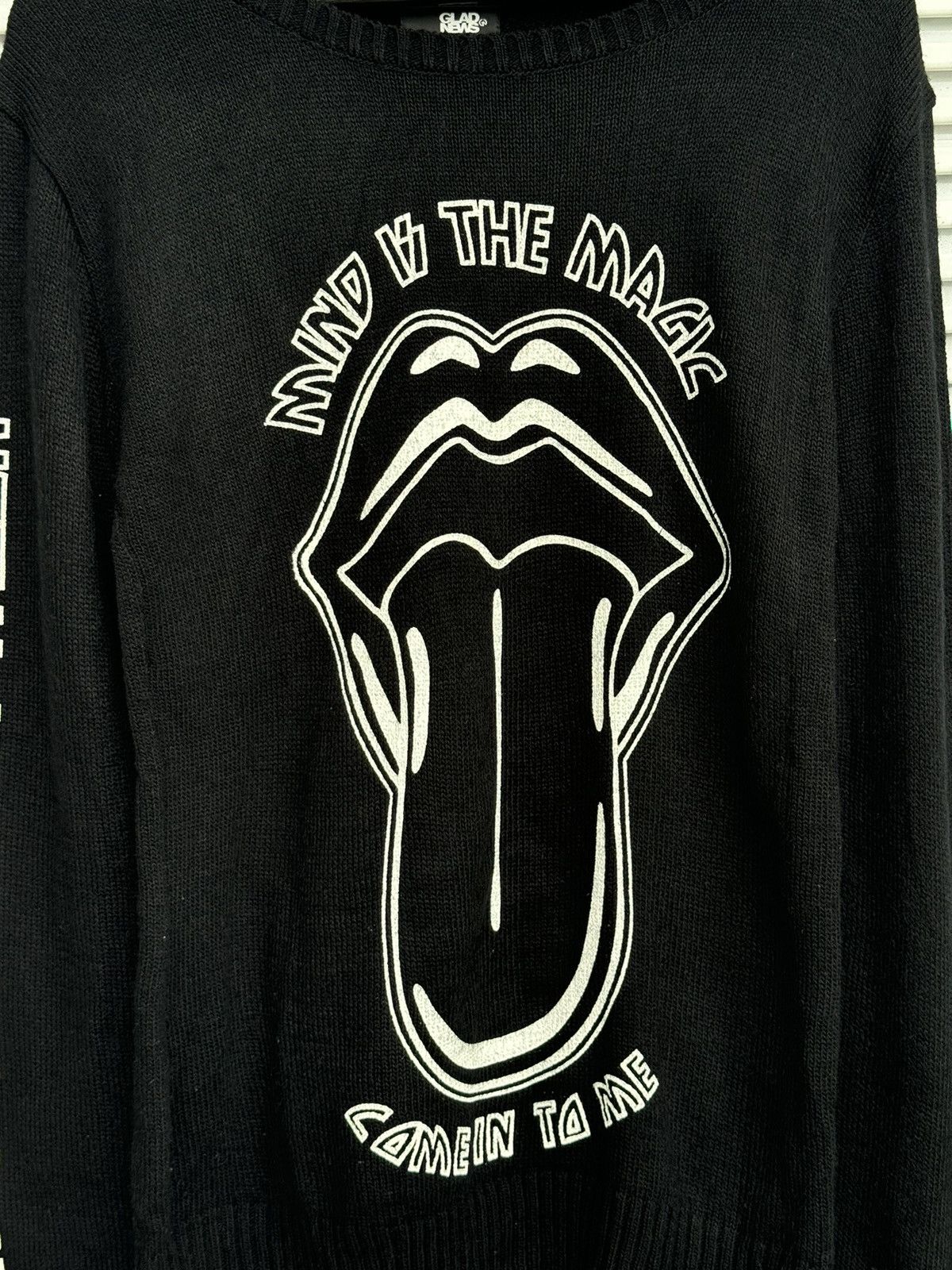 Japanese Brand Punk Gladnews The Rolling Stones Poem Riot Crewneck Size US M / EU 48-50 / 2 - 2 Thumbnail