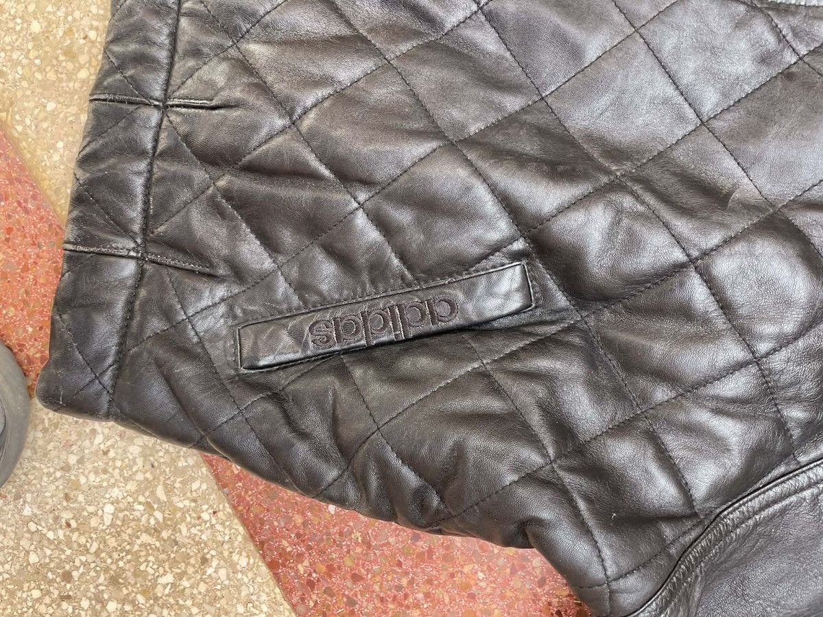 Adidas ADIDAS cropped leather jacket 80s Size L / US 10 / IT 46 - 6 Thumbnail