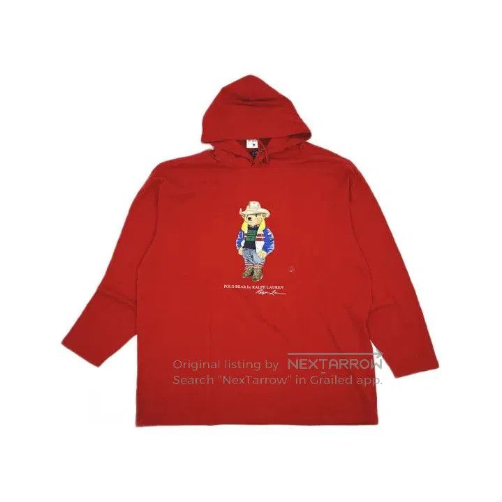 Polo Ralph Lauren Polo Ralph Lauren Bear Print Hooded Long. Size US XXL / EU 58 / 5 - 2 Thumbnail