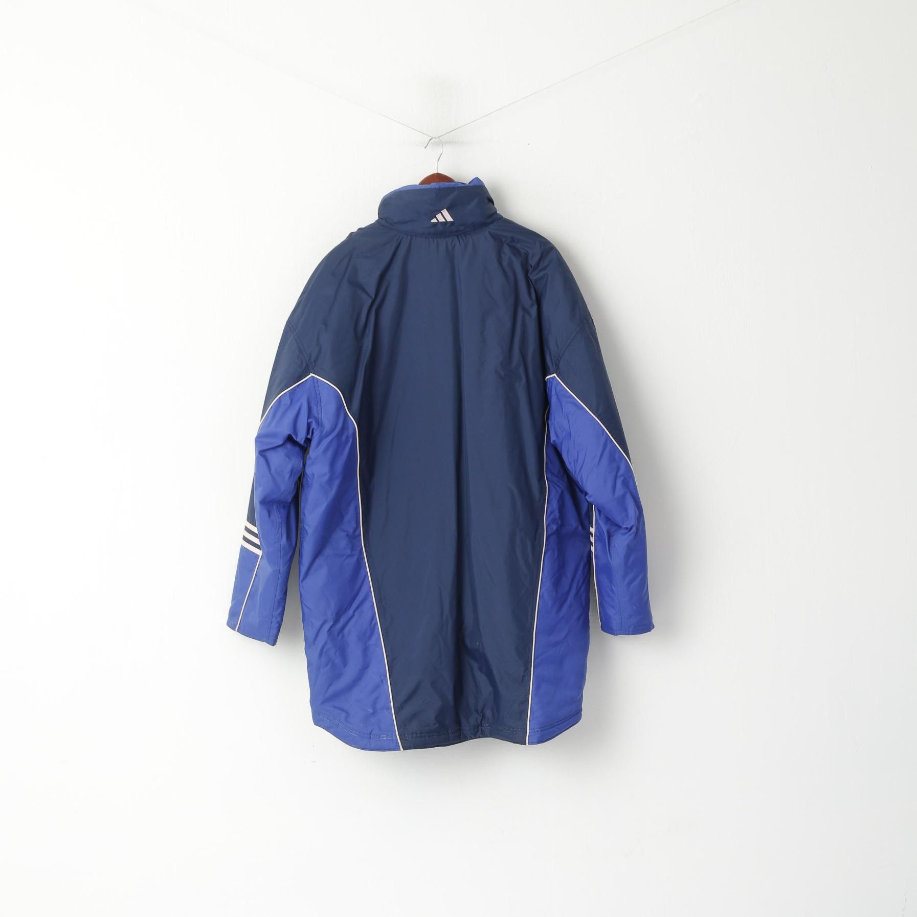 Adidas Adidas Men XL 198 Jacket Navy Nylon Padded 6100 Size US XL / EU 56 / 4 - 9 Thumbnail
