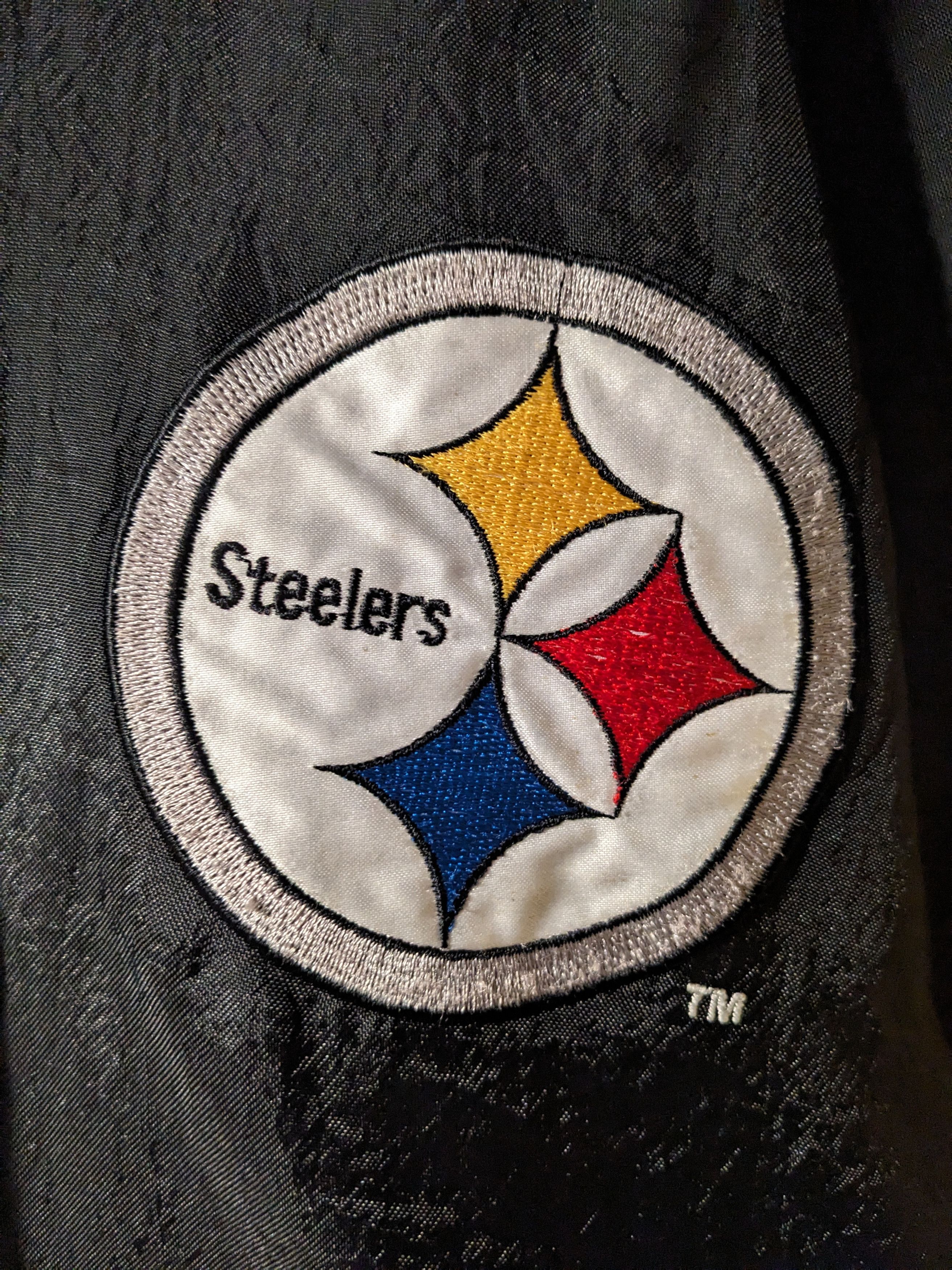 NFL × Vintage Vintage 90s Pittsburgh Steelers Logo Athletic X-Large Jacket Size US XL / EU 56 / 4 - 3 Thumbnail